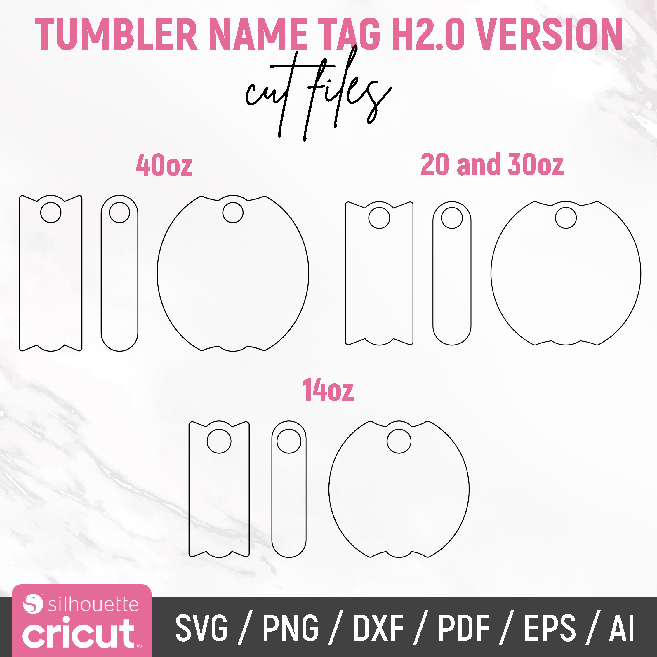 Etichetta con nome per bicchiere in formato SVG, versione H2.0, targhetta con nome per tazza Stanley, etichetta con nome per coperchio del bicchiere,