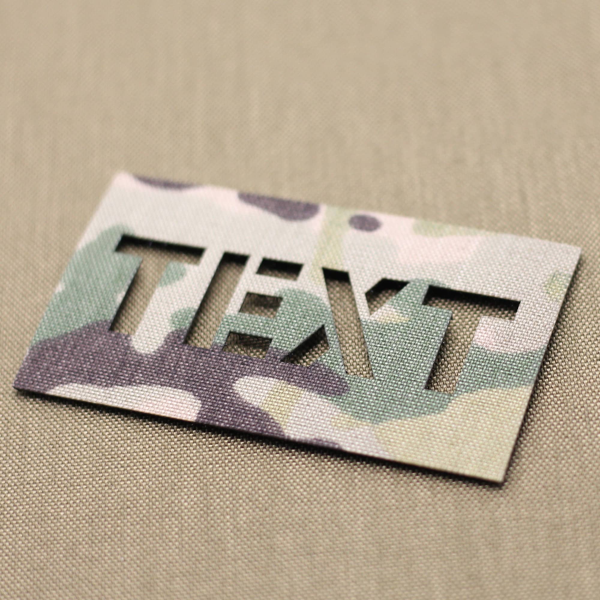 Toppa con numero di testo personalizzato, toppa con taglio laser, toppa identificativa di combattimento personalizzata, toppa tattica militare - 2 pol