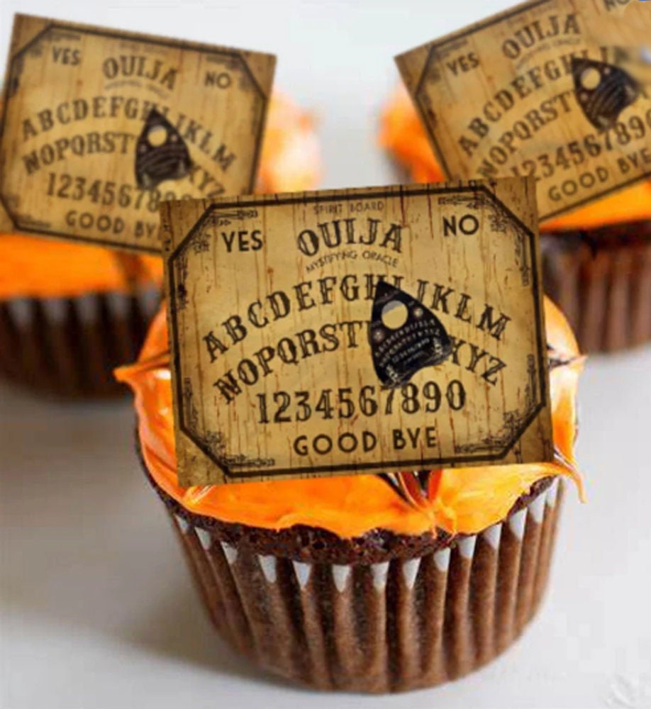 Decorazioni commestibili per torte di Halloween, tavola Ouija classica, decorazioni per cupcake e torte, decorazioni commestibili per torte, decorazio