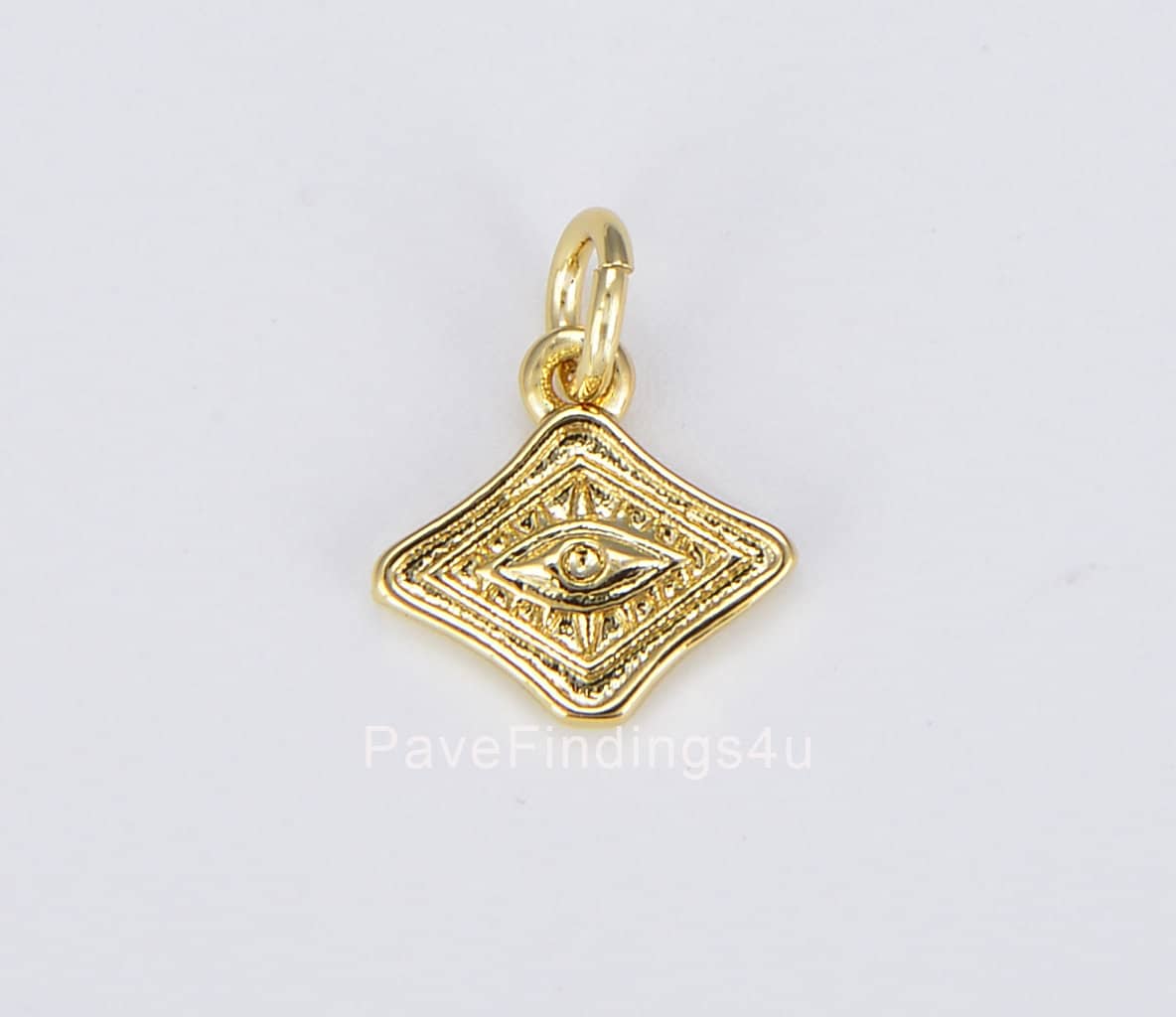 Ciondolo con occhio malvagio, occhio malvagio in oro 14K, ciondolo con occhio malvagio, collana con occhio malvagio, occhio malvagio, collana con cion