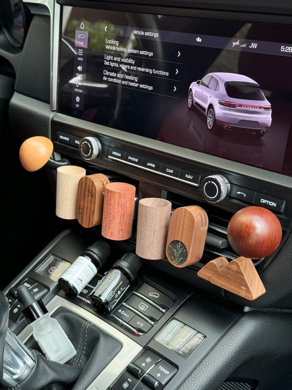 Diffusore per auto Diffusore di oli essenziali Decorazione per auto Diffusore di legno Profumo per auto Deodorante per auto Deodorante per auto Access