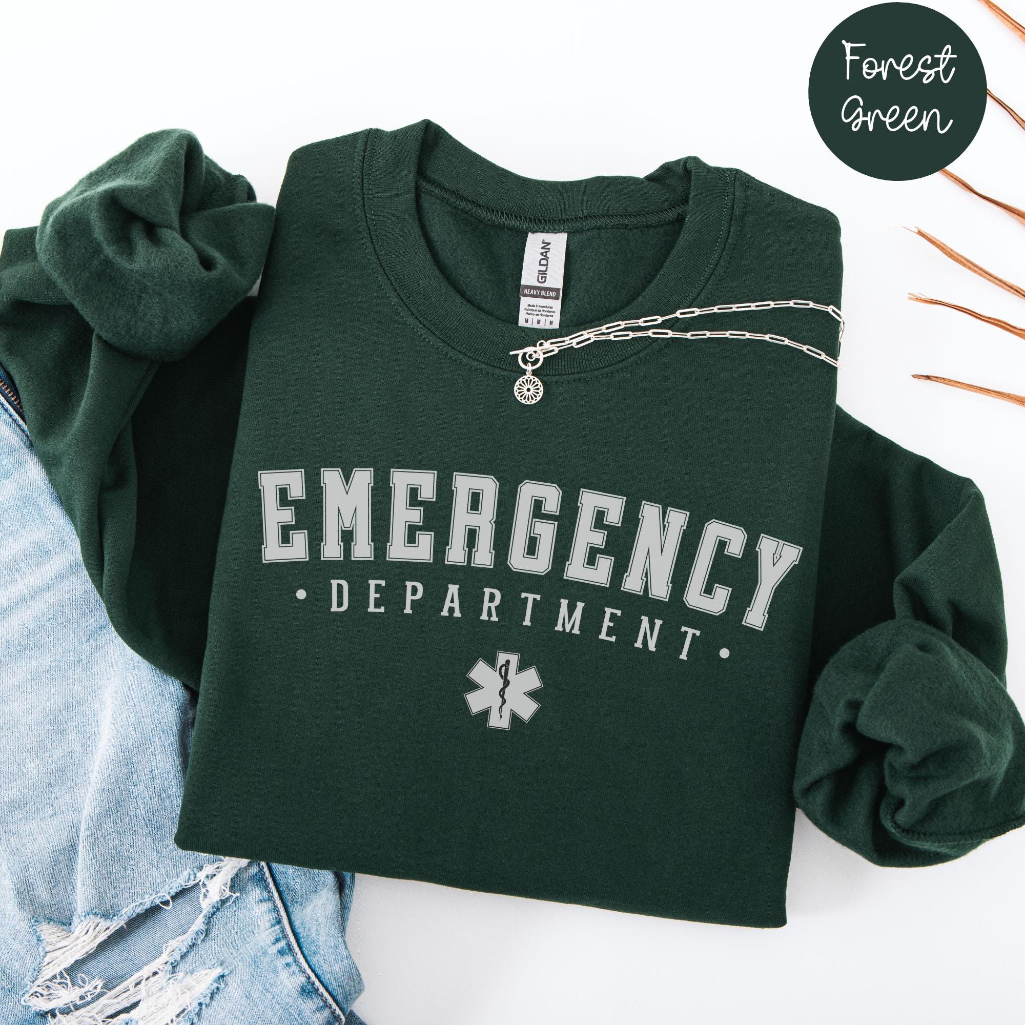 Felpa per pronto soccorso, maglione per infermiere di pronto soccorso, girocollo per infermiere di pronto soccorso, regalo per pronto soccorso, regalo