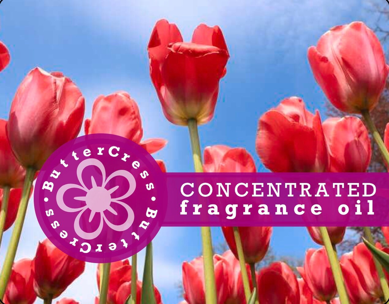 Concentrato di olio profumato TULIP FIELD per sapone, candele, bagno e corpo, fragranze per la casa