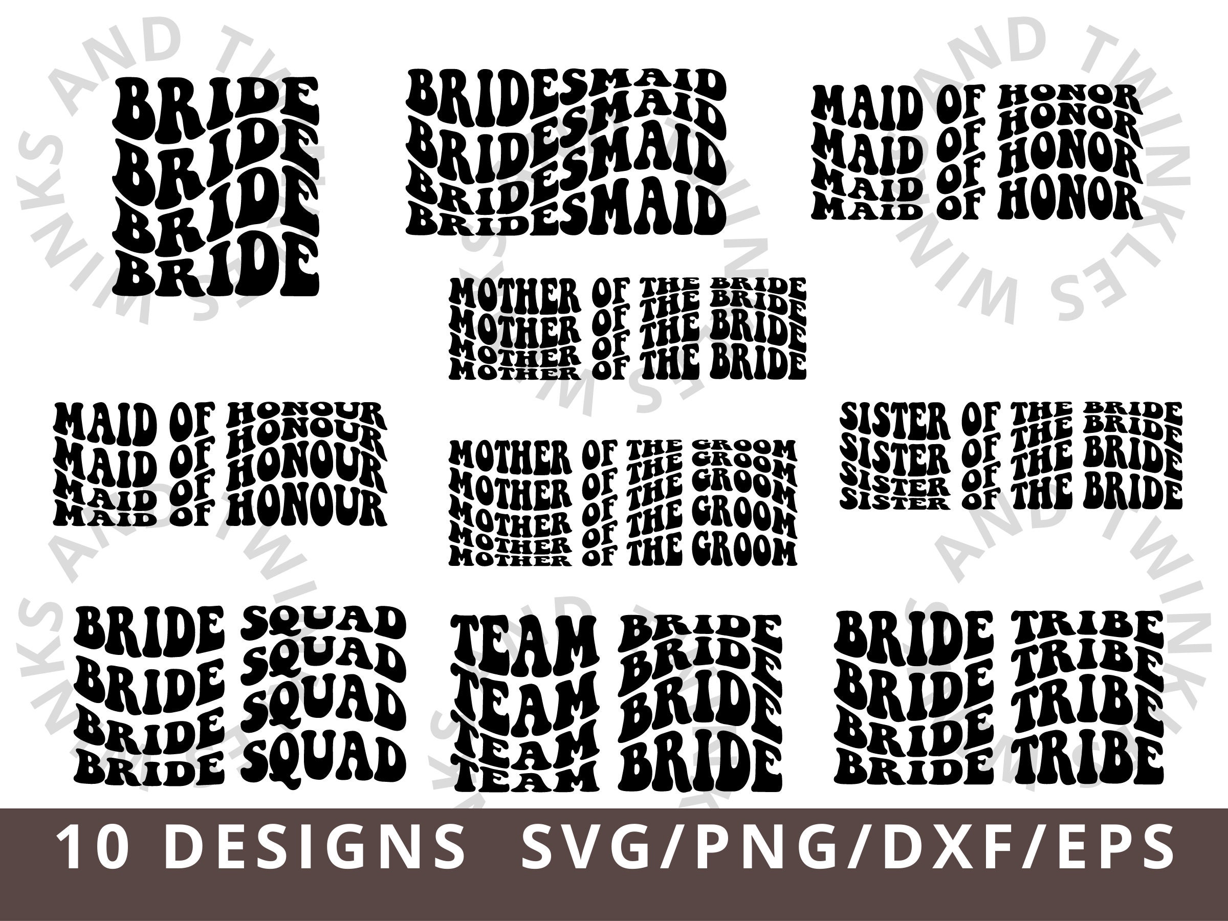 Retro Bridal Party Svg, Camicia da addio al nubilato Svg, Matrimonio Svg, Regalo damigella d'onore Svg, Damigella d'onore svg, Camicia da sposa Svg Pn