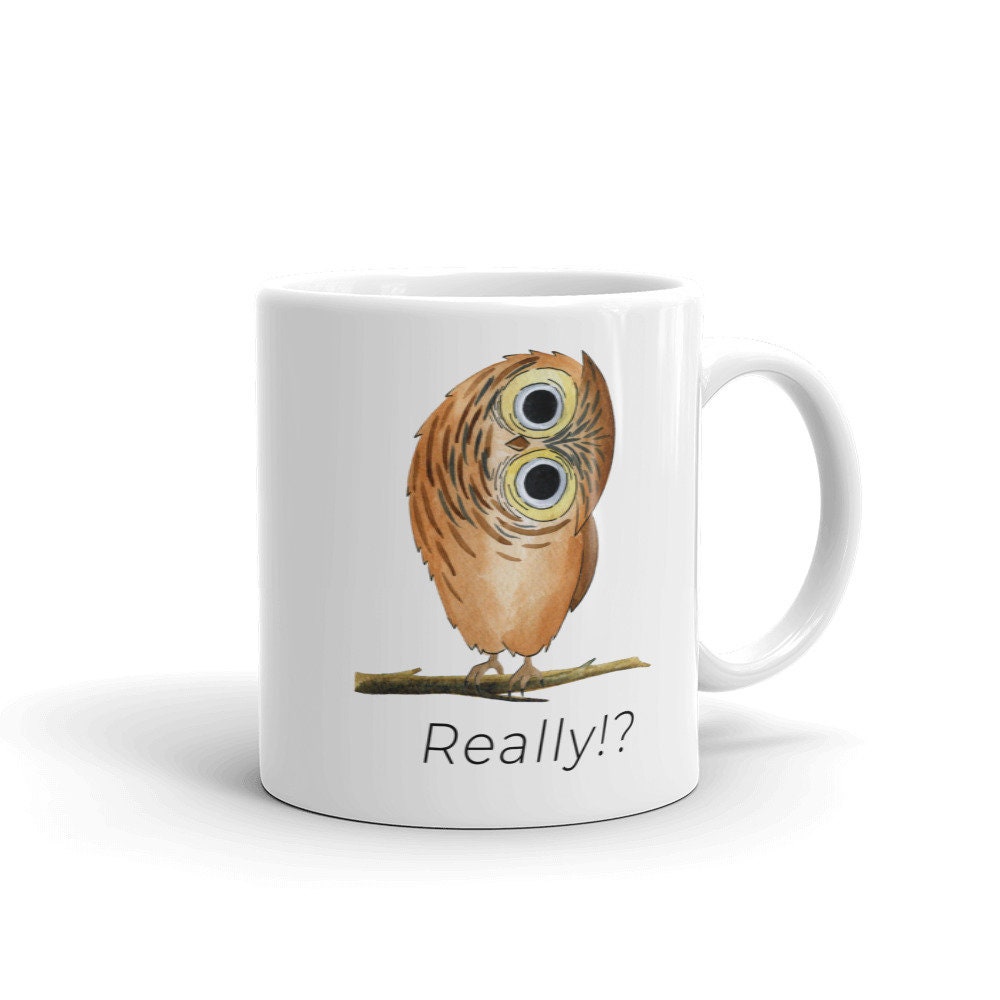 Gufo Tazza caffè / Gufo Tazza di caffè / Tazza gufo / Tazza di caffè / Regalo gufo / Tazza di ceramica / Tazza di uccello / Tazza gufo carina / Tazza