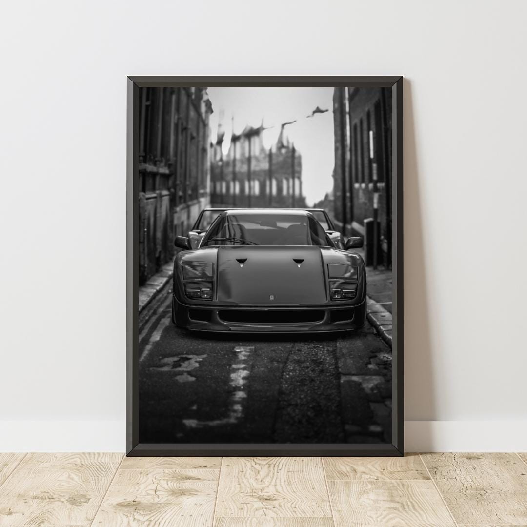 Poster di auto d'epoca, stampa di auto d'epoca, arte murale di auto d'epoca, arte murale di auto d'epoca, poster di auto d'epoca, poster di auto iconi