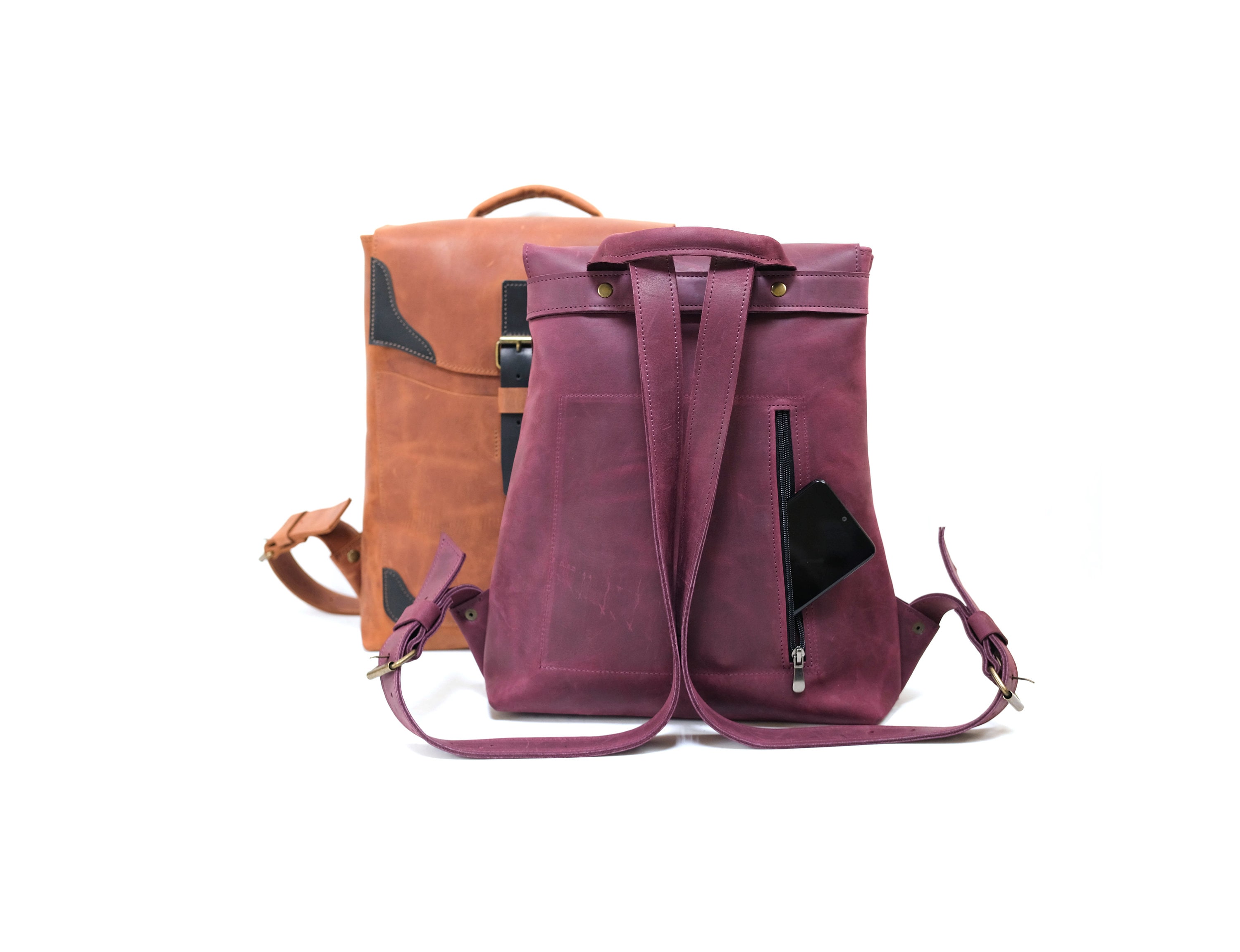 Zaino in pelle, Zaino in pelle da donna, Zaino per laptop in pelle, Borsa zaino in pelle, Borsa da scuola in pelle, Zaino in pelle, Borsa