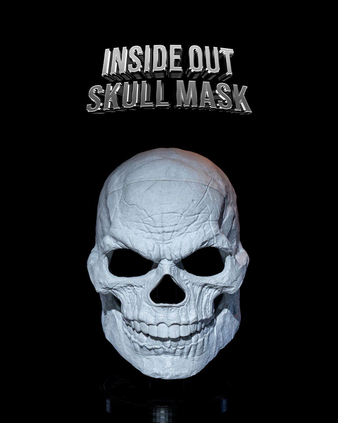 Maschera teschio | Maschera teschio realistica | Maschera per costume da cosplay con mascella rimovibile | Maschera teschio indossabile a testa intera