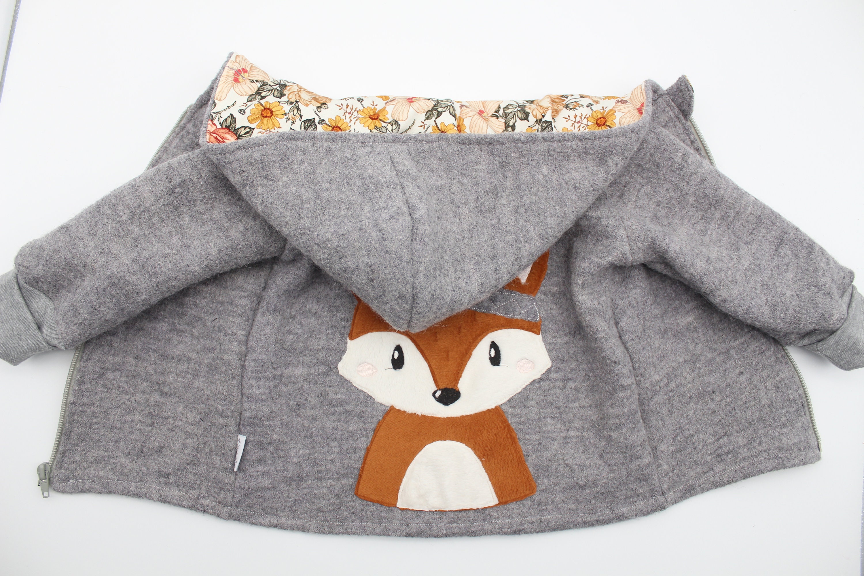 Giacca da passeggio con applicazioni/giacca per neonati/giacca invernale/giacca con ricami/giacca invernale per bambini/giacca in lana/giacca per neon