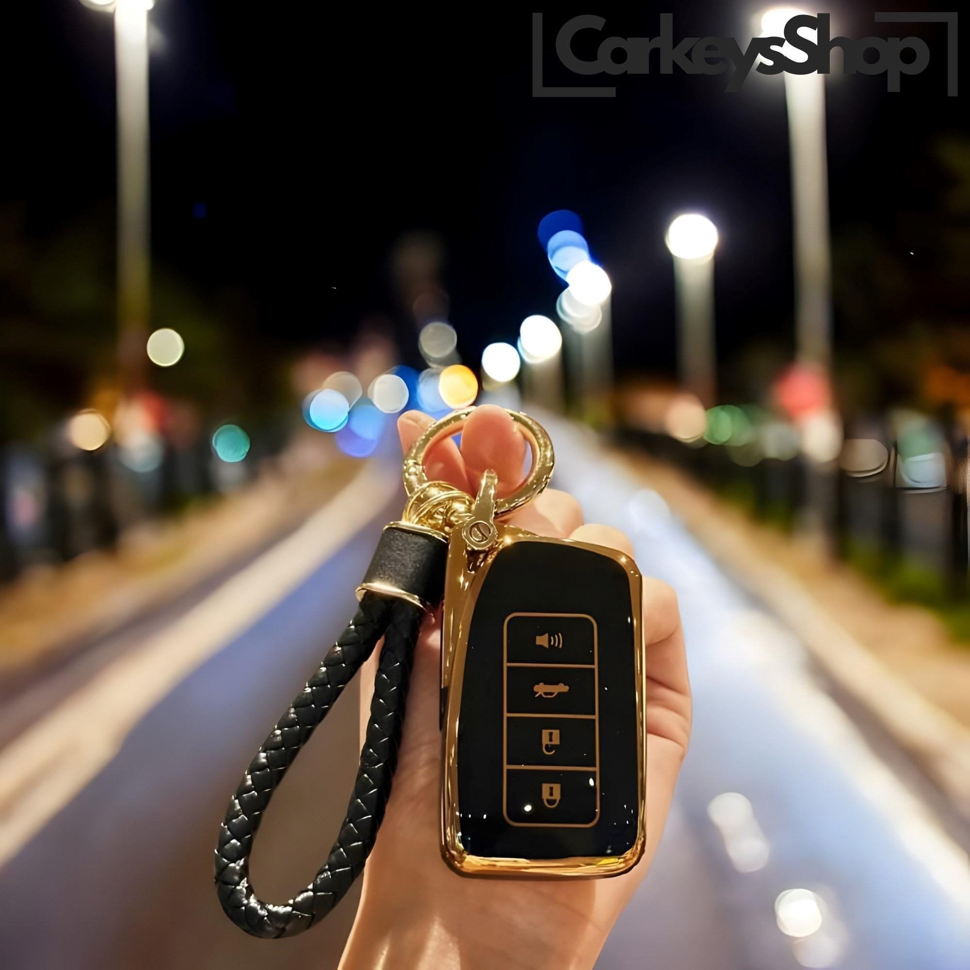 Custodia per portachiavi Lexus, con portachiavi, elegante, portachiavi in TPU, custodia per chiave auto, custodia per chiave auto, chiave auto, custod