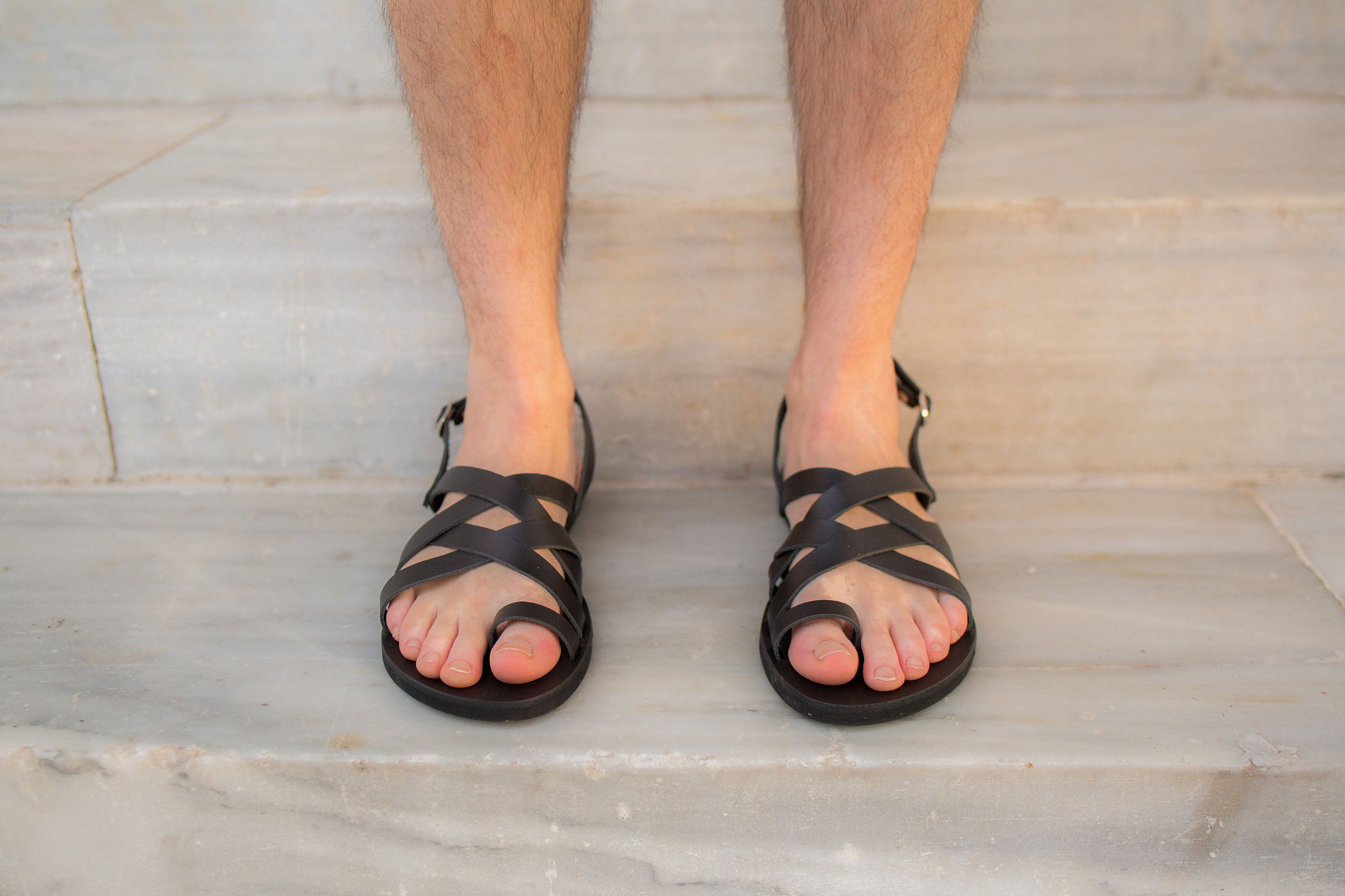 Sandali da uomo, sandali greci da uomo, sandali in pelle da uomo, ciabatte da uomo, sandali da uomo fatti a mano, sandali estivi da uomo, sandali Bare