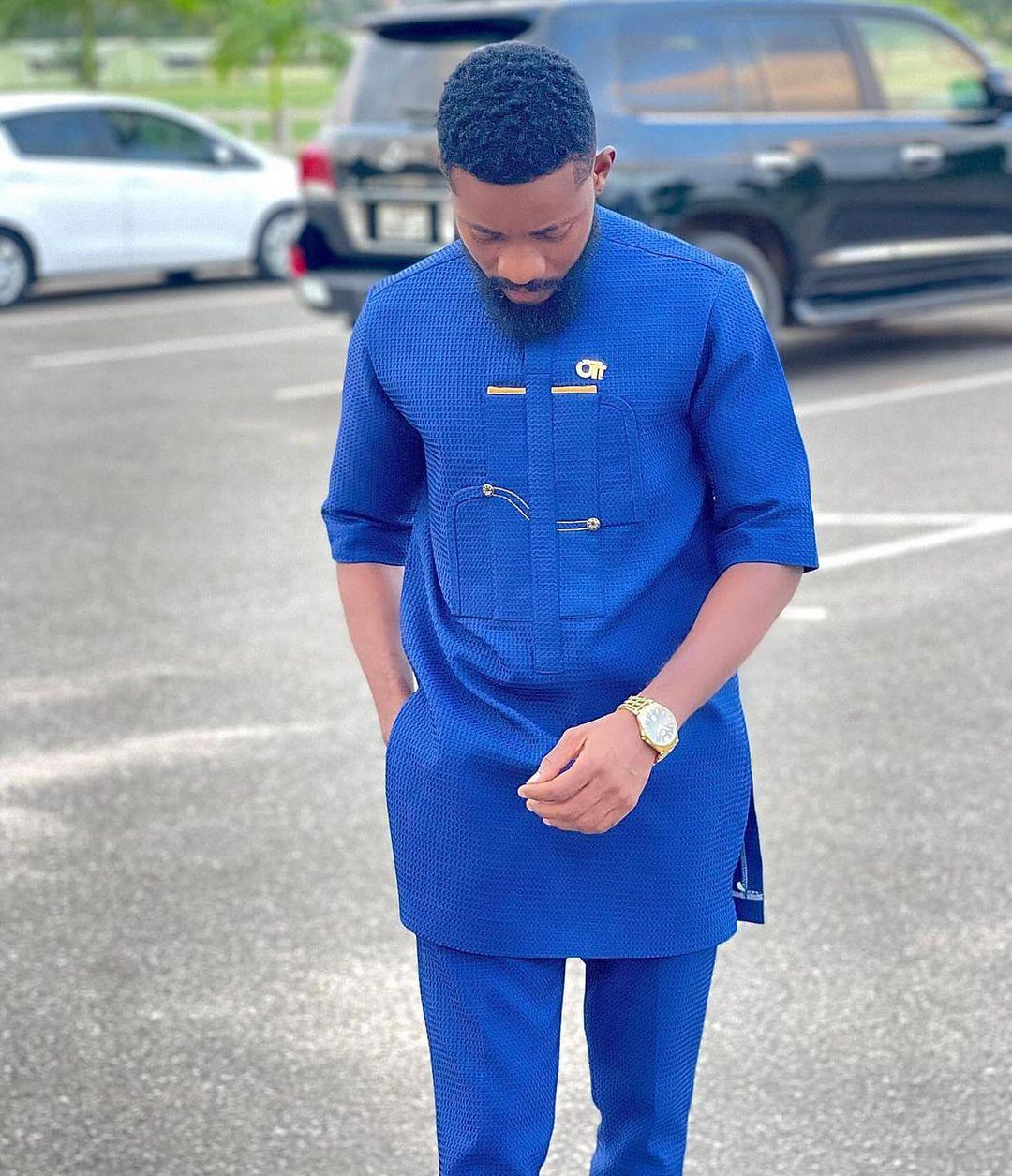 Abito africano da uomo in 2 pezzi, abito da festa Dashiki, regalo per lui, abbigliamento africano tradizionale Dashiki, abbigliamento da matrimonio ma