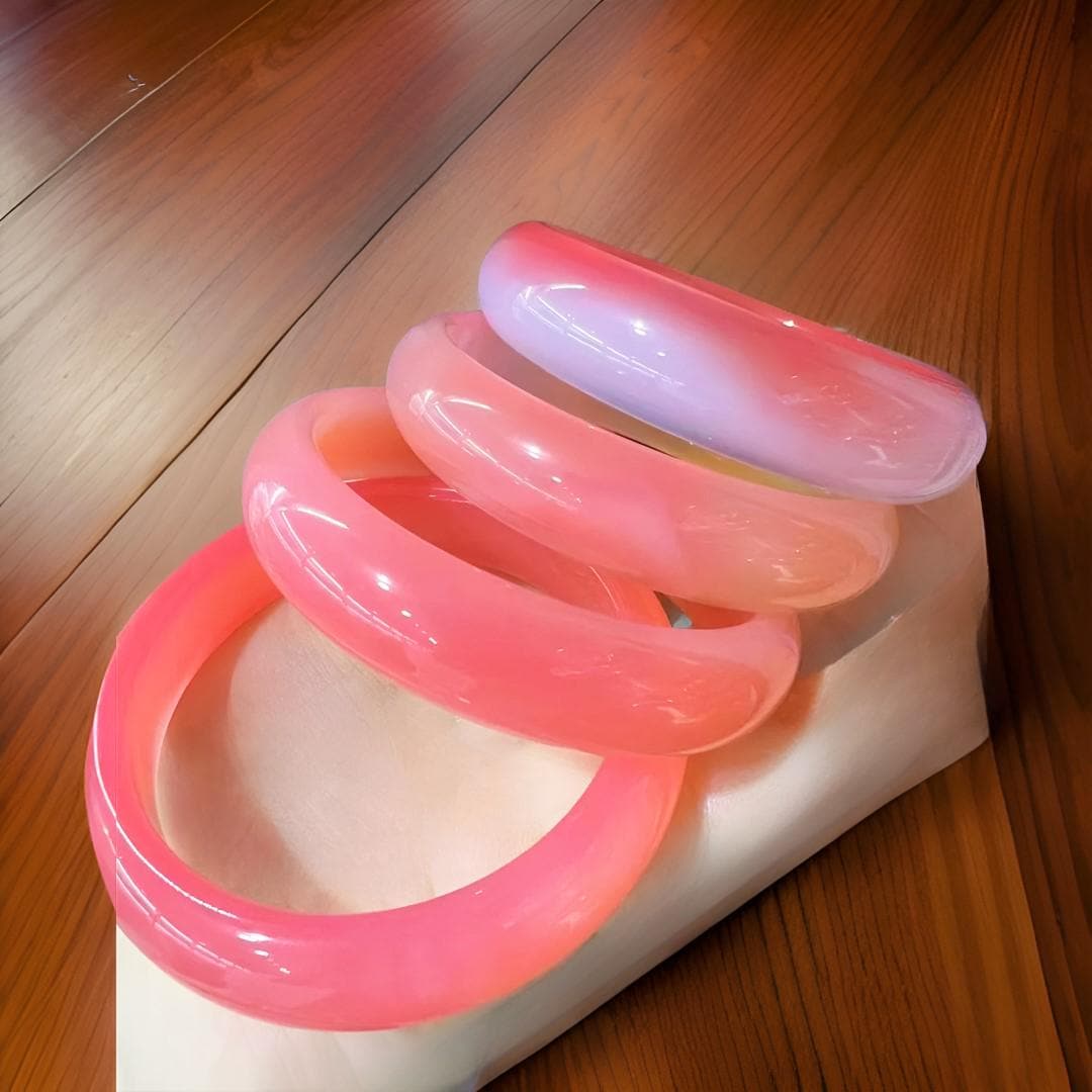 Naturale! Braccialetto in giada rossa anguria per donna/Gioielli con pietre preziose curative/Braccialetto in giadeite e agata rossa/Braccialetto in v