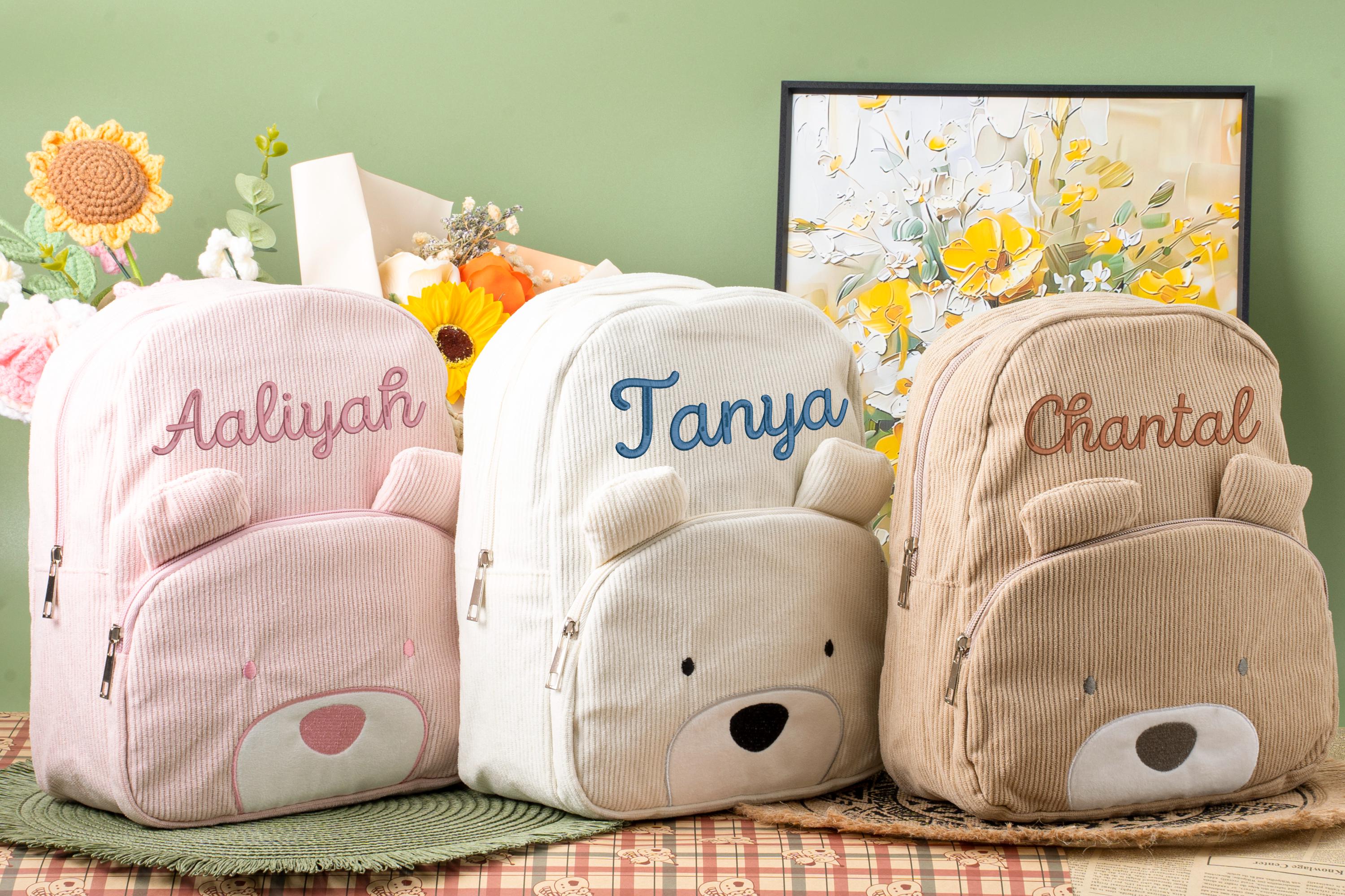 Zaino per bambini personalizzato con ricamo, ritorno a scuola, zaino personalizzato, zaino per bambini, zaino per bambini piccoli, regalo per bambini,