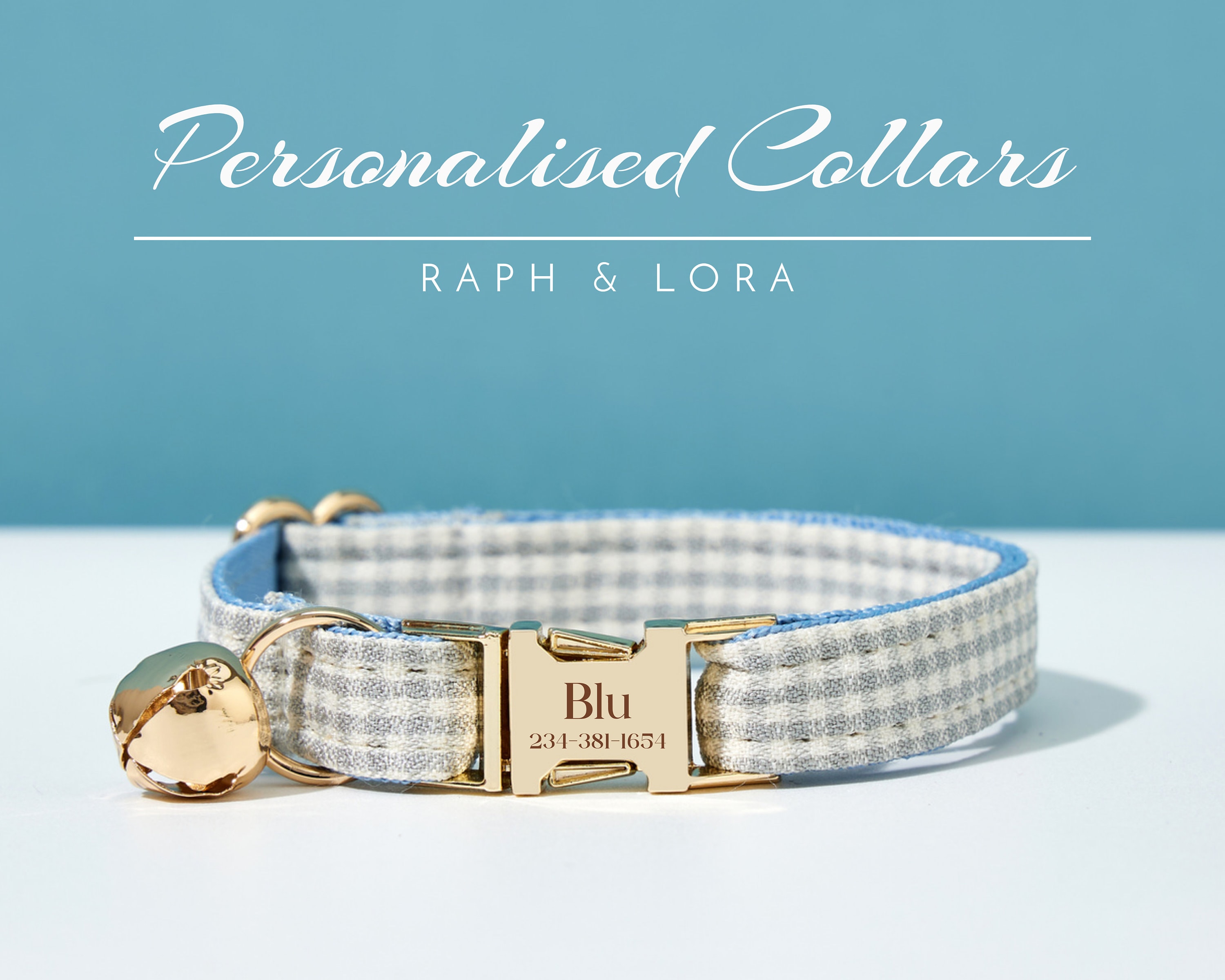 Set di collare e papillon per gatti fatti a mano per regali di nozze, set di collare e guinzaglio per gatti personalizzati, set di collare e papillon
