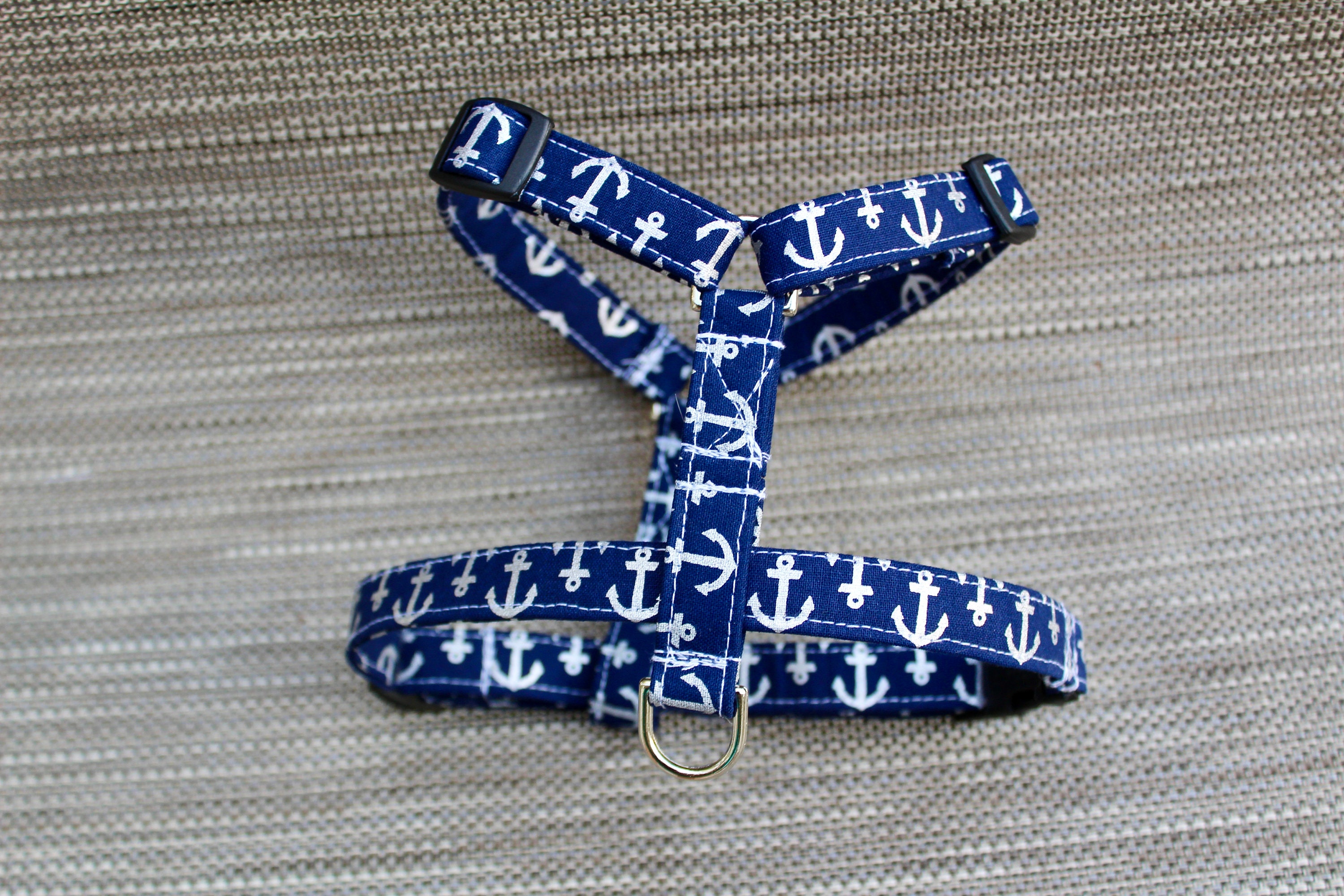 Pettorina per cani Anchor - Pettorina per cani personalizzata - Pettorina per cani unisex - Pettorina per cani maschi - Pettorina per cani personalizz