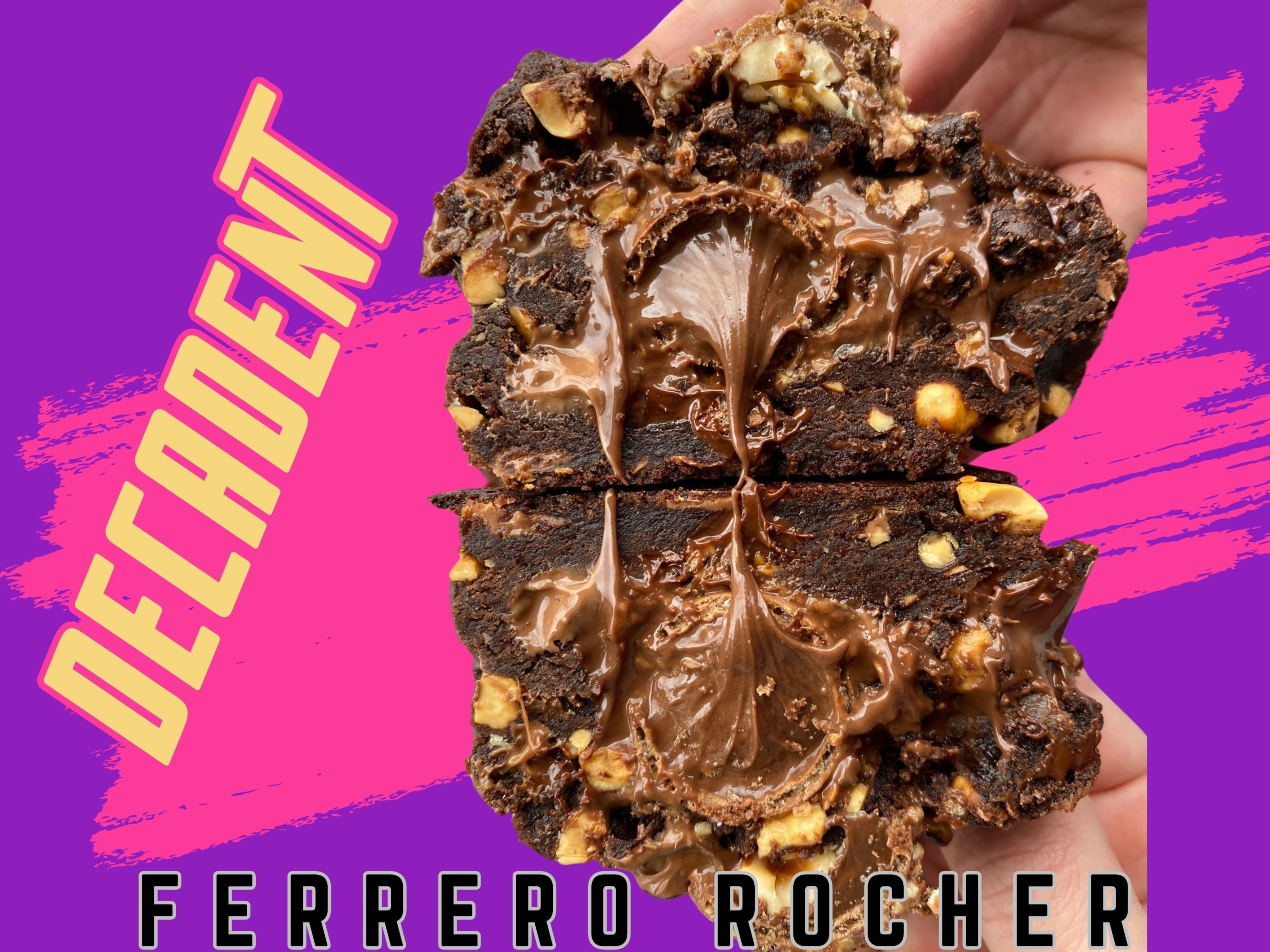 Ricetta biscotti al cioccolato Rocher, Ricetta biscotti gourmet, Biscotti fatti in casa, Ricetta da forno, Ricette Exchange, Biscotti ripieni