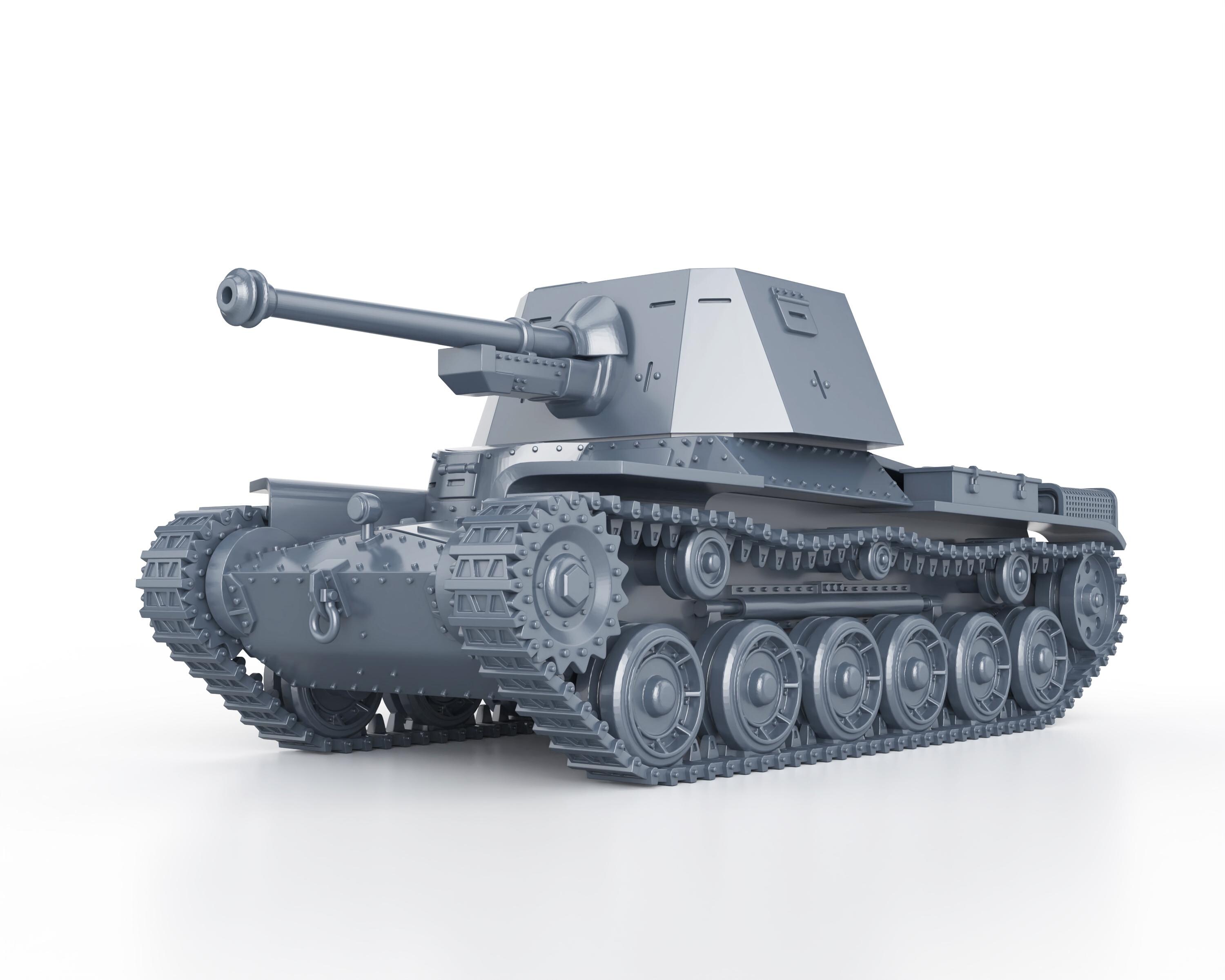 Giappone della seconda guerra mondiale - Tipo 3 HO NI 3 - 1/100 15mm 1/87 Ho 1/72 20mm 1/56 28mm miniature figure modello wargame