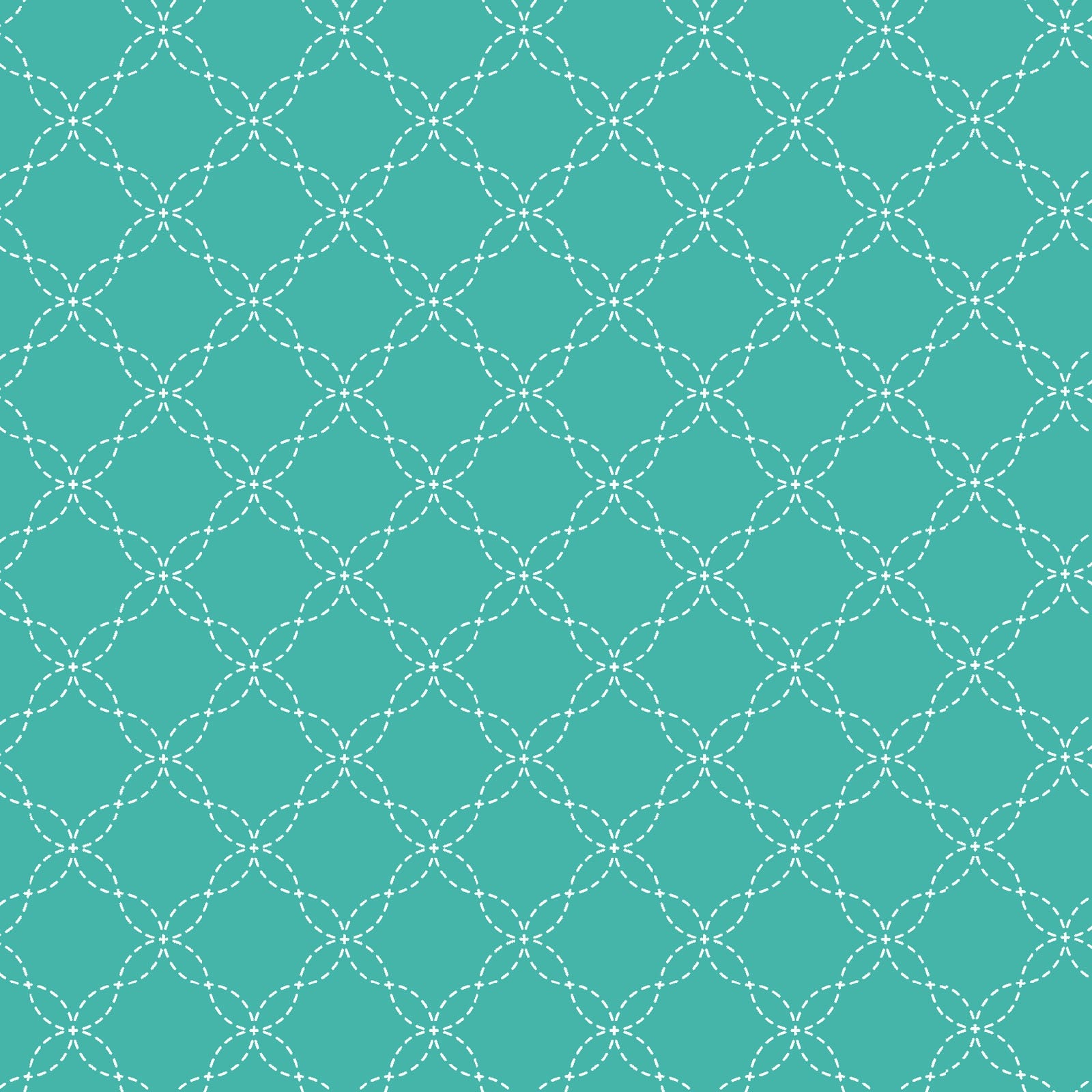 Tessuto Lattice KimberBell Basics - Designer Kim Christopherson per Maywood Studios - MAS8209-Q Verde acqua - 1/2 metro
