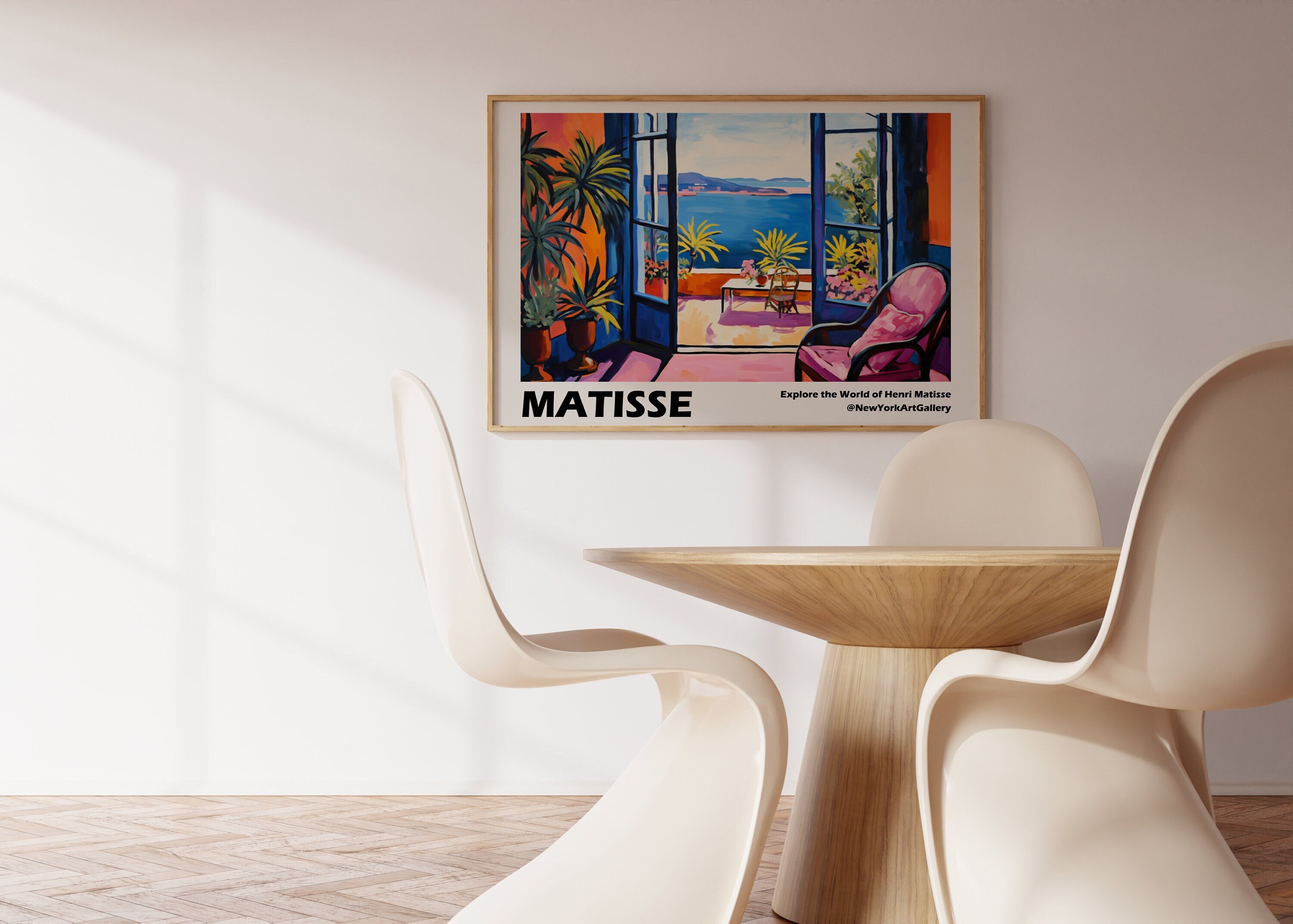 Poster Henri Matisse - Arte da parete colorata come stampa Matisse, stampa d'arte Matisse, stampa del Museo Matisse, stampa d'arte moderna orizzontale