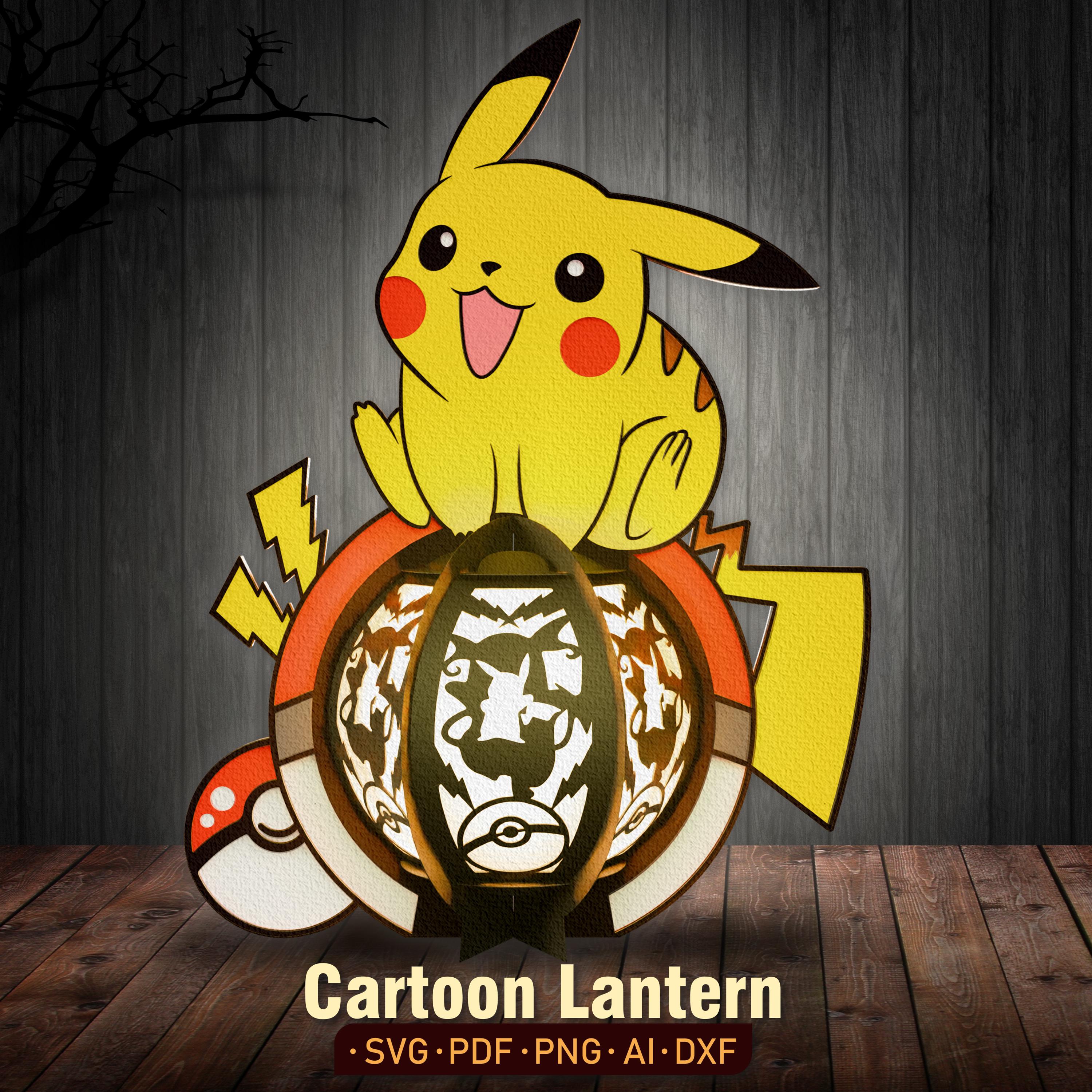 Lanterna di carta ritagliata con personaggi dei cartoni animati, scatola con ombra, scatola con ombra, lanterna con personaggi dei cartoni animati, de