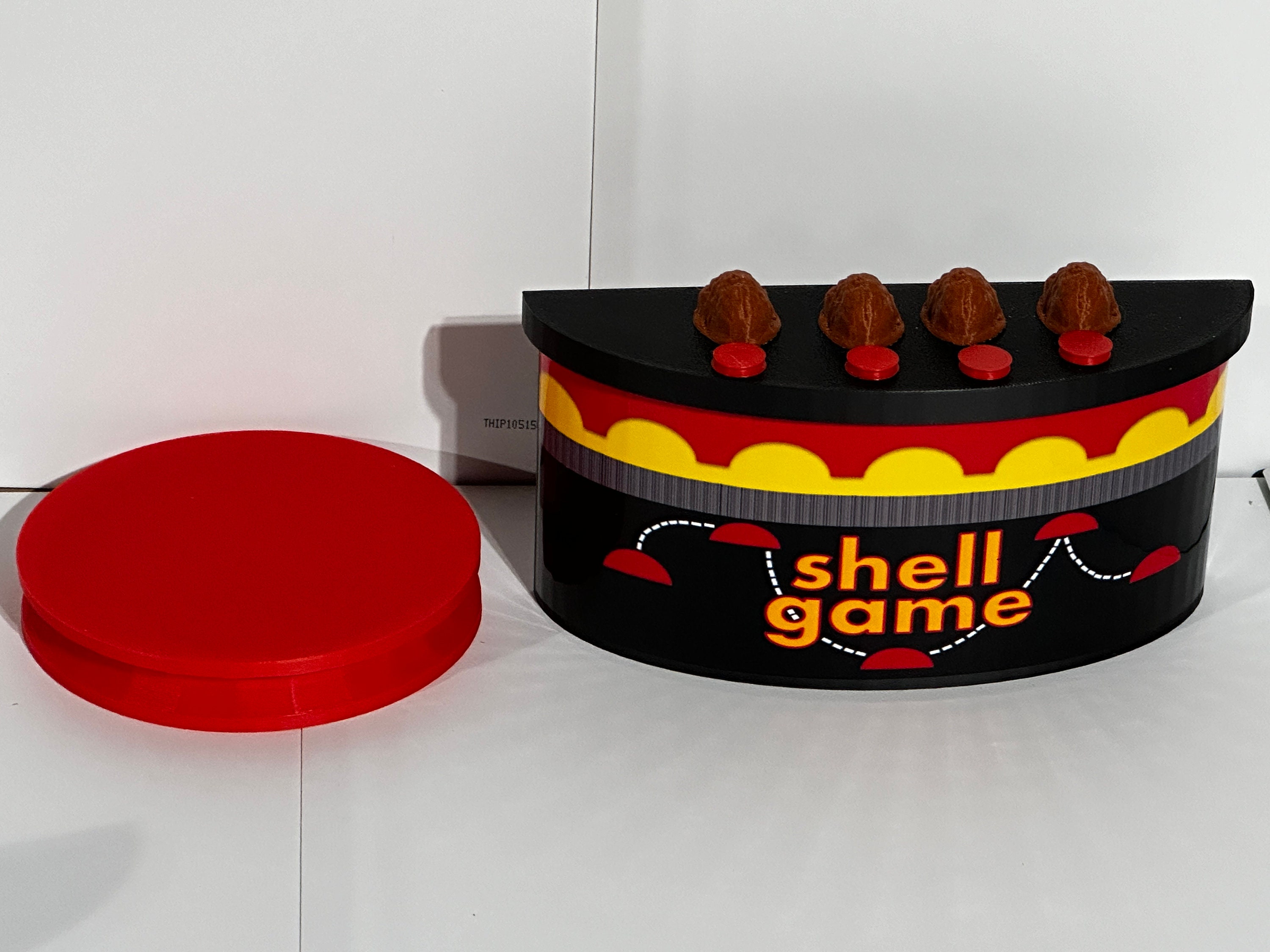 "Il prezzo è giusto \"Shell Game\" Gioco dei prezzi - 8 pollici di lunghezza x 3,5 pollici di altezza x 2,5 pollici di larghezza - www.facebook.com/AandM"