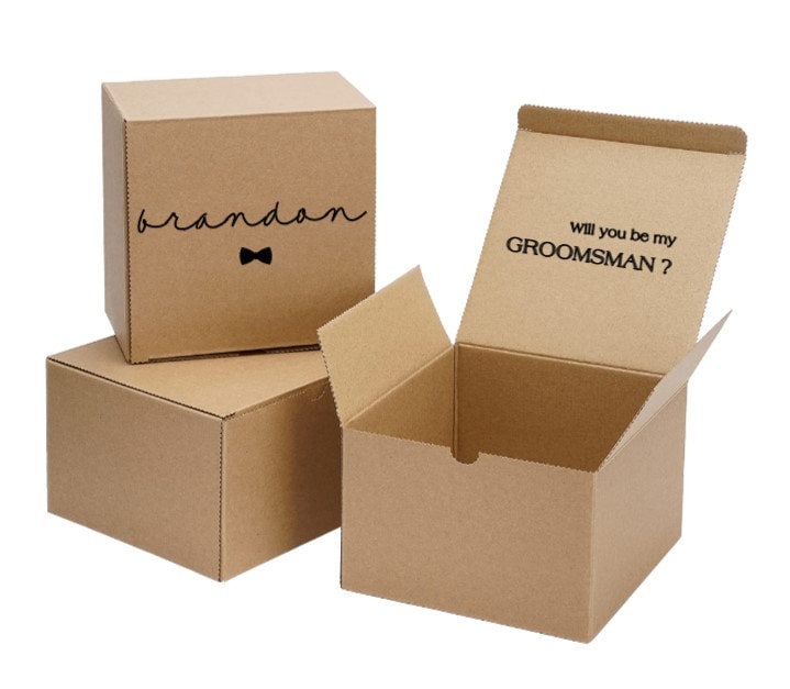 Scatola per proposte di sposo / Scatola per proposte di matrimonio / Idee regalo per sposo / Scatola per proposte / Scatola regalo / Scatola regalo pe