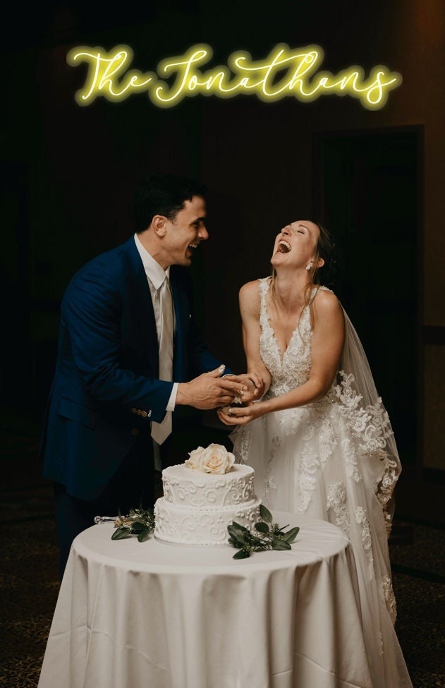 Insegna al neon personalizzata | Insegna al neon | Insegna al neon per matrimoni | Insegna al neon a LED | Insegna al neon con nome | Insegne al neon