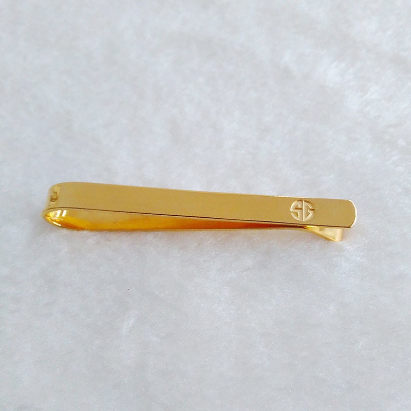 Fermacravatta per sposo, fermacravatta con monogramma a due lettere, fermacravatta per sposo, spilla per cravatta personalizzata, fermacravatta per ma
