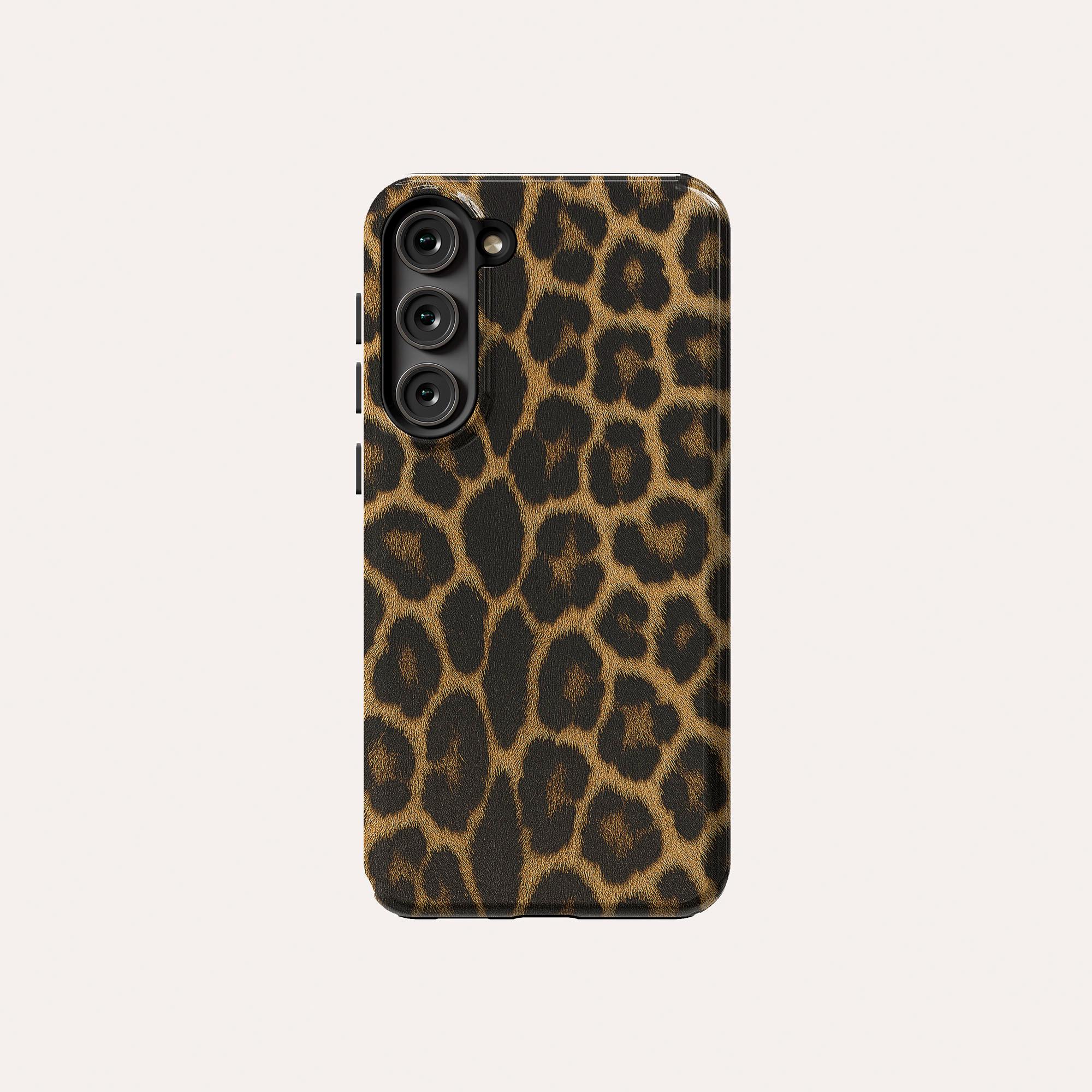 Custodia per telefono con stampa leopardata, custodia per telefono con stampa animale estetica adatta per Samsung Galaxy S25 S24 Plus S24 FE S23 Ultra