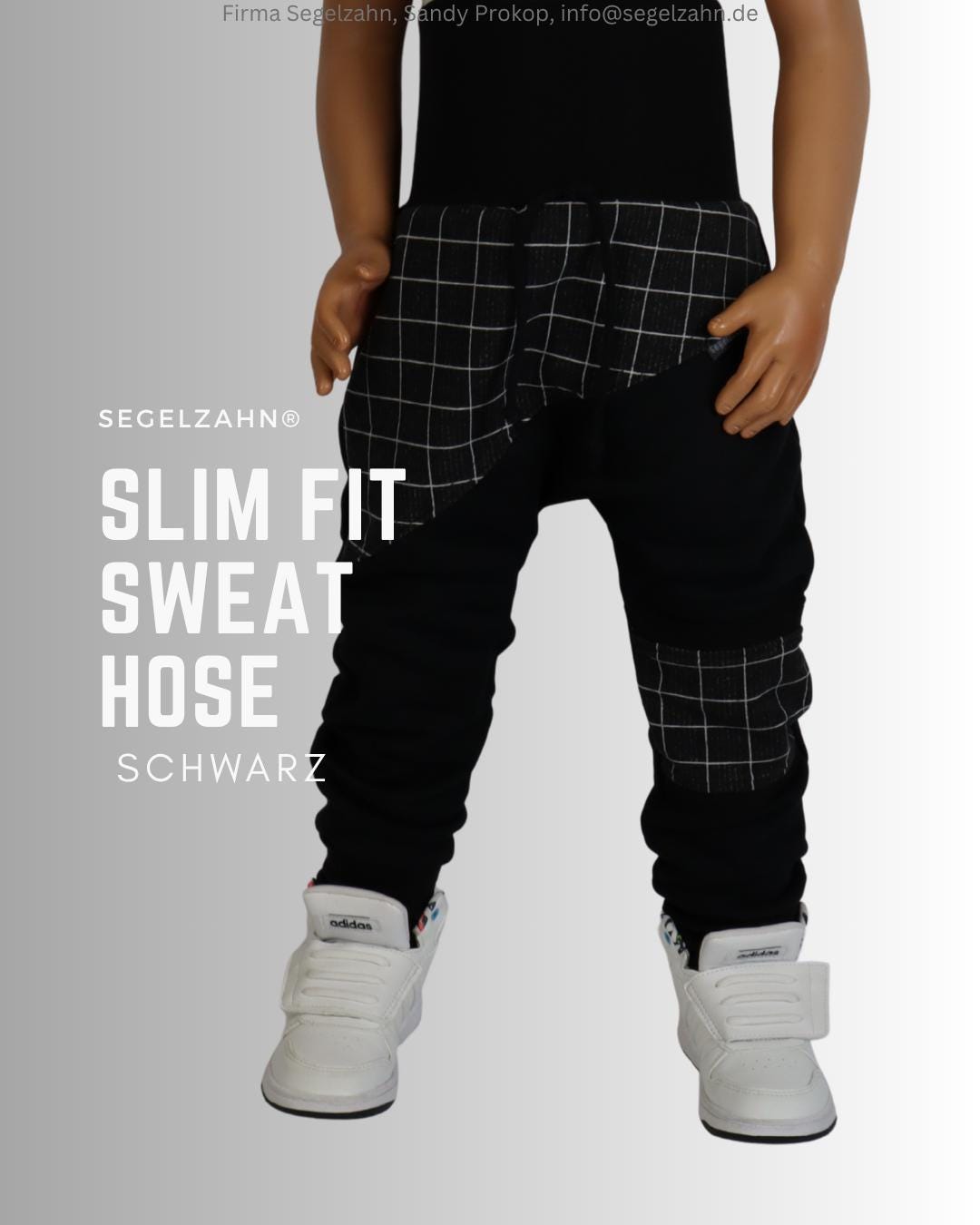 Pantaloni da jogging slim fit per bambini, pantaloni da tuta unisex per ragazzi e ragazze, pantaloni neri per bambini, pantaloni da jogging a quadri p