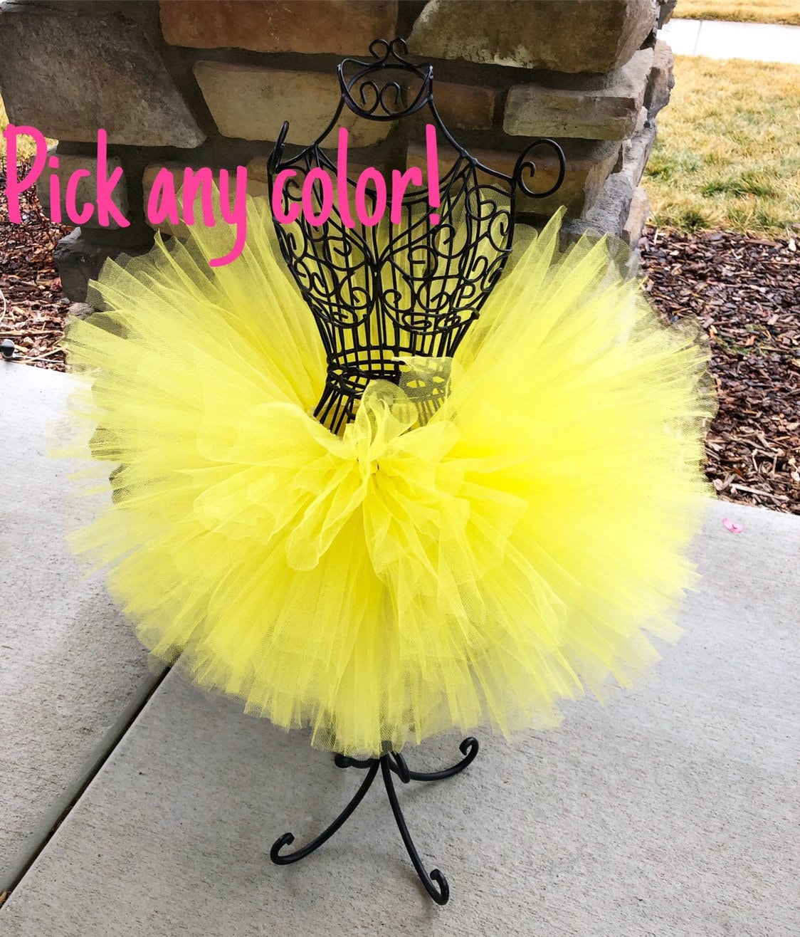 PREMIUM Tutu Scegli il Tutu del Tutu del Tutu del Tutu Super Pieno e Soffice Tutu di Qualsiasi Colore Tutu Giallo Tutu per Neonati Tutu per Bambini Tu