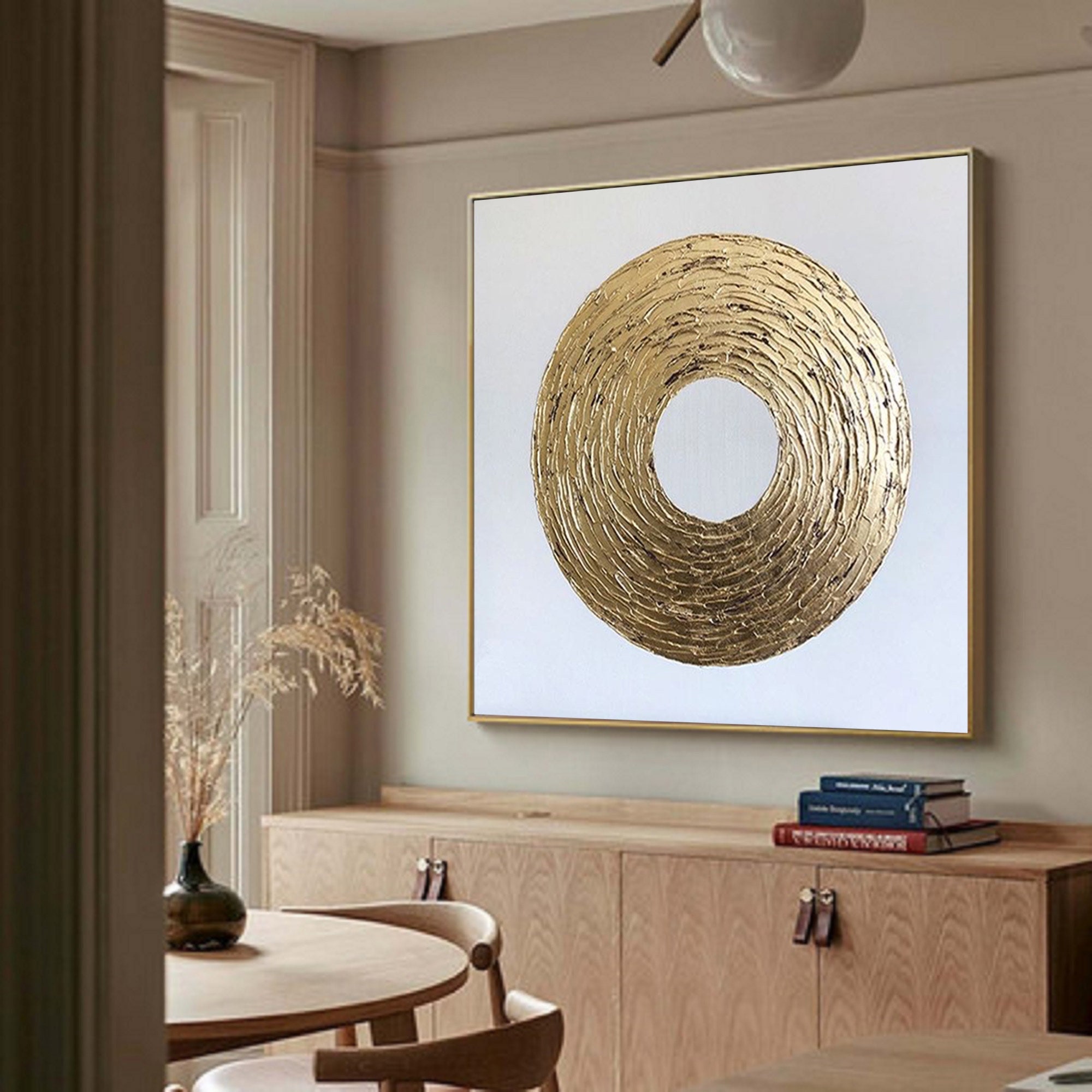 Arte murale con texture dorata, dipinto oro e bianco, arte murale dorata, arte astratta oro e bianca, arte murale oro e bianca, dipinto astratto dorat