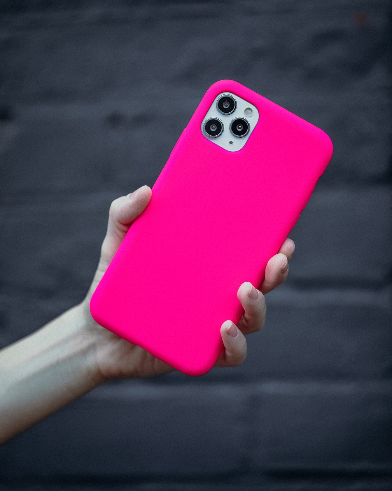 STUPENDO! Custodia in silicone rosa neon per iPhone - Custodia per iPhone 16 Custodia per iPhone 15 Custodia per iPhone 14 Custodia per iPhone 13 Pro