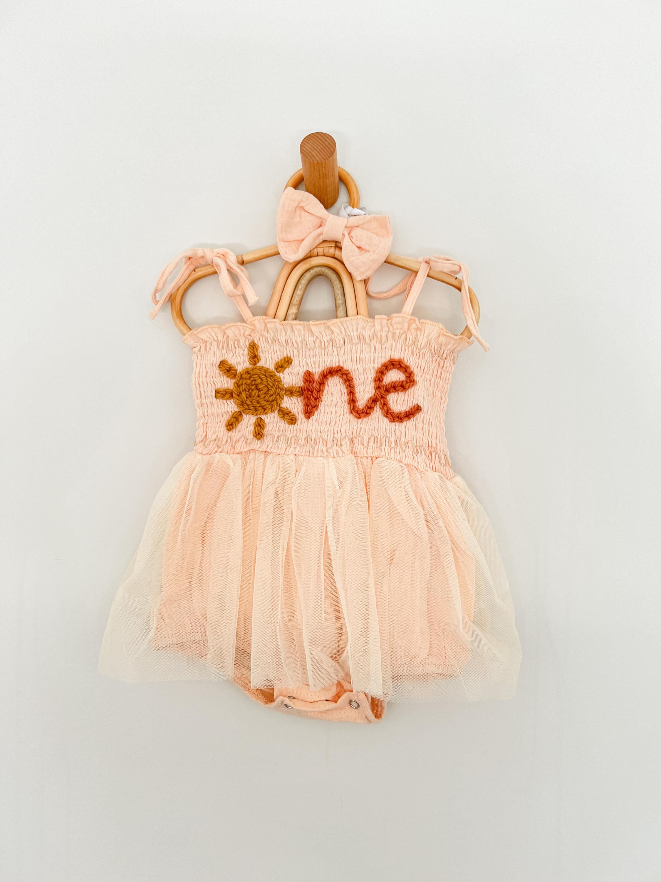 Vestito tutù per il primo compleanno del sole / primo giro intorno al sole / sole / vestito per il primo compleanno / onederful / primo giro intorno a