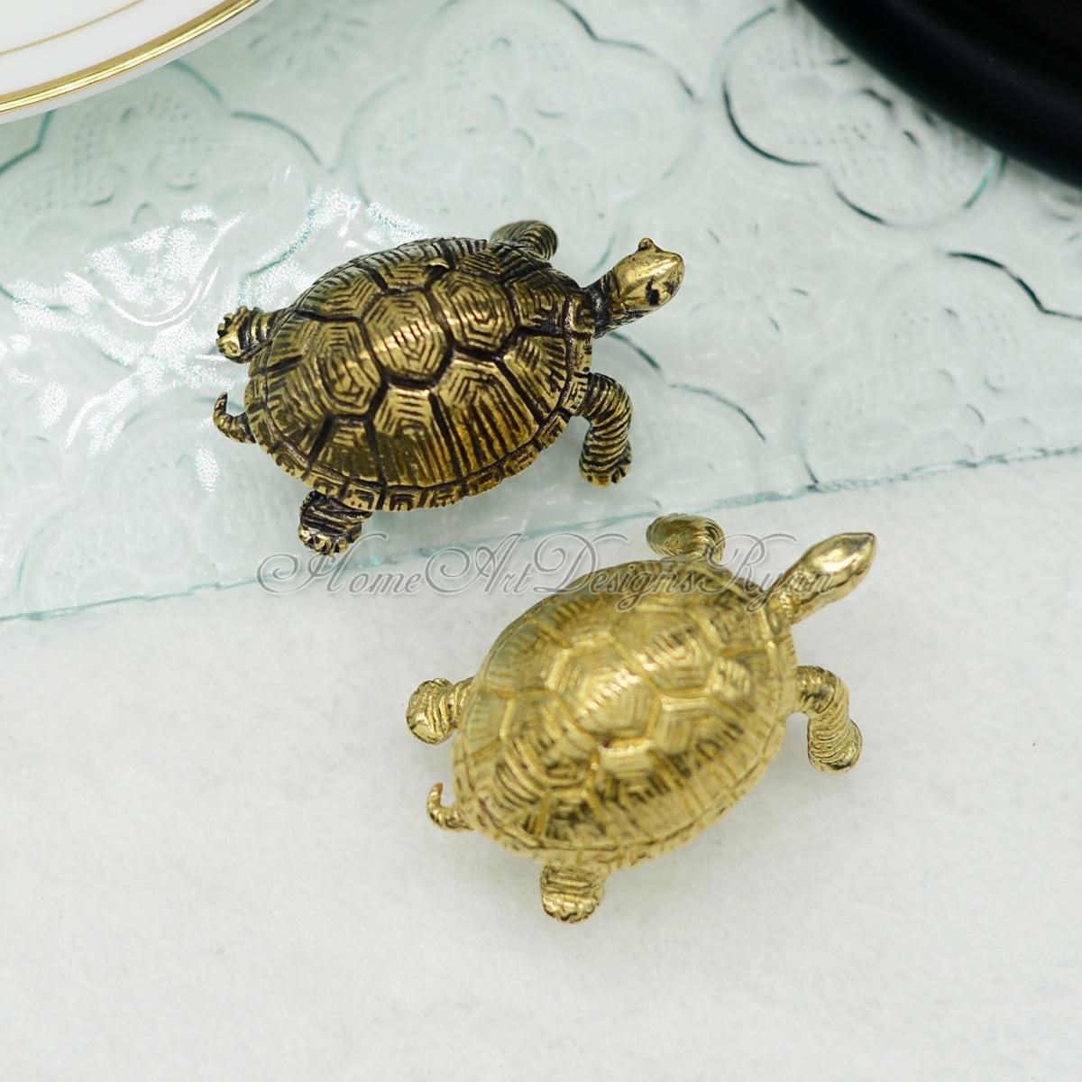 Pomelli in ottone tartaruga Maniglie in ottone massiccio Pomelli Decorazione per mobili Maniglie Pomelli in bronzo antico Pomelli per cassetti Pomelli