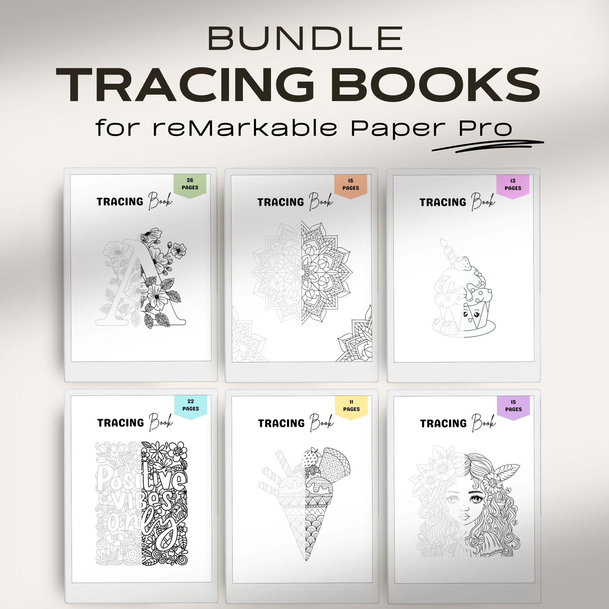 Pacchetto di libri da disegno per reMarkable Paper Pro / Pagine da colorare per adulti / Modelli antistress / reMarkable Pro Mindfulness / Pacchetto 6
