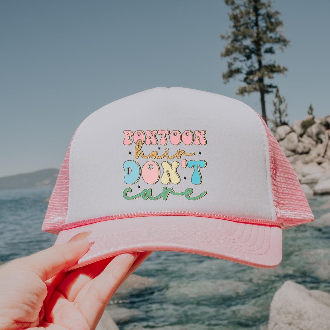 Cappello da pontone Cappello da pontone Capelli da pontone Cappello da camionista Cappello da barca Regali per lei Cappello da lago Regalo da pontone