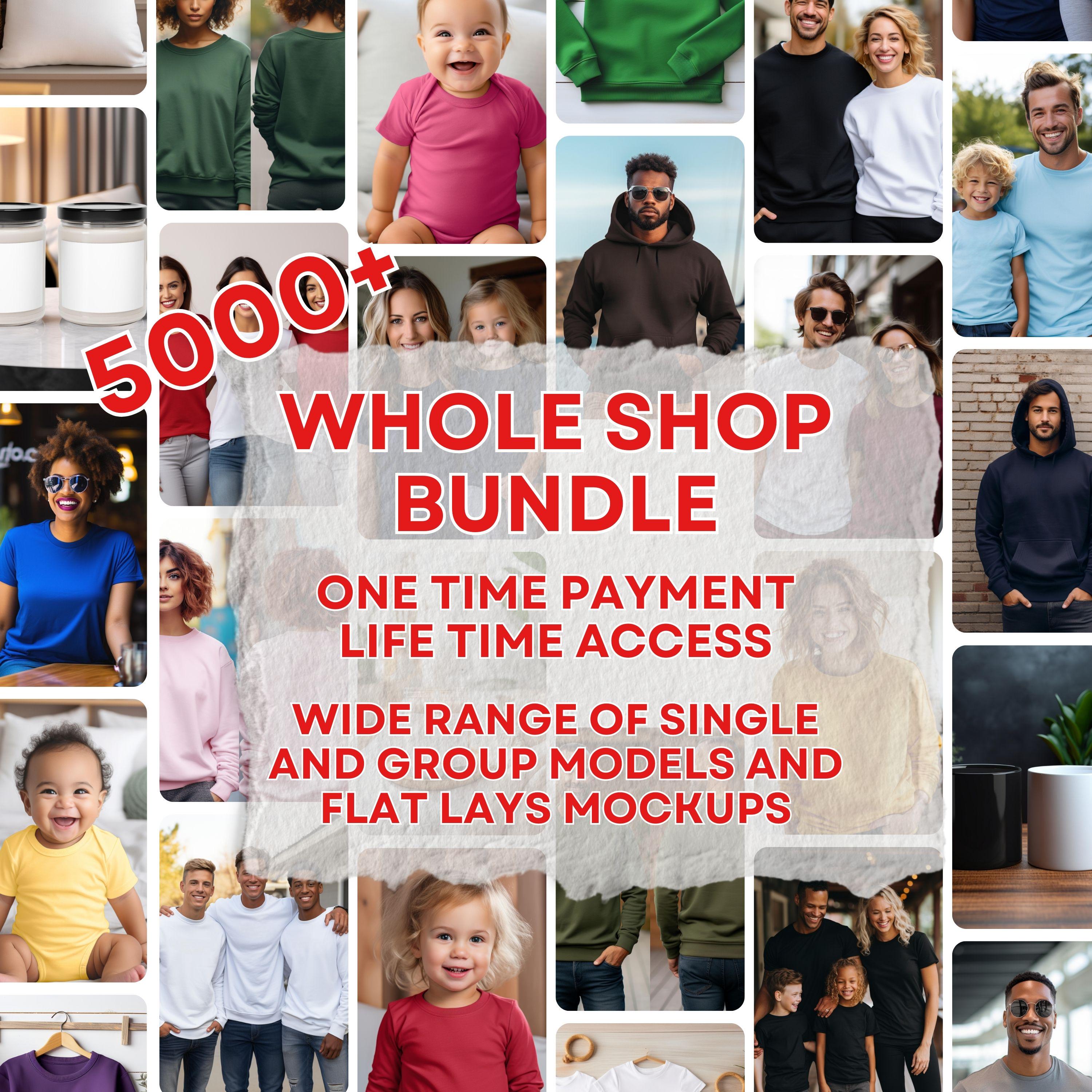 Bundle di mockup di negozio intero Bundle di mockup di negozio intero, Mega bundle di mockup, Mockup Bundle di mockup di negozio intero Saldi di negoz