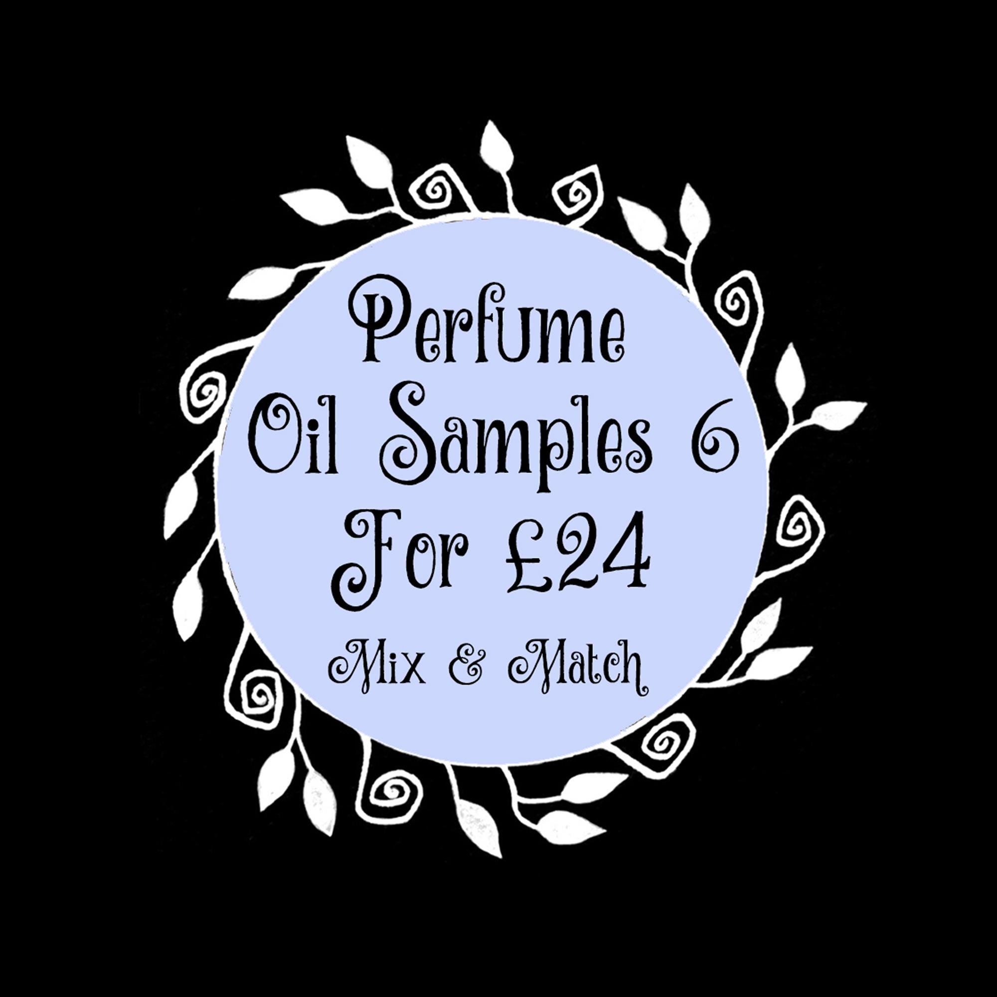 Offerta speciale! 6 campioni di oli profumati a 24 sterline - 3 ml di oli profumati originali roll-on - Set personalizzato di miscele di oli vegani
