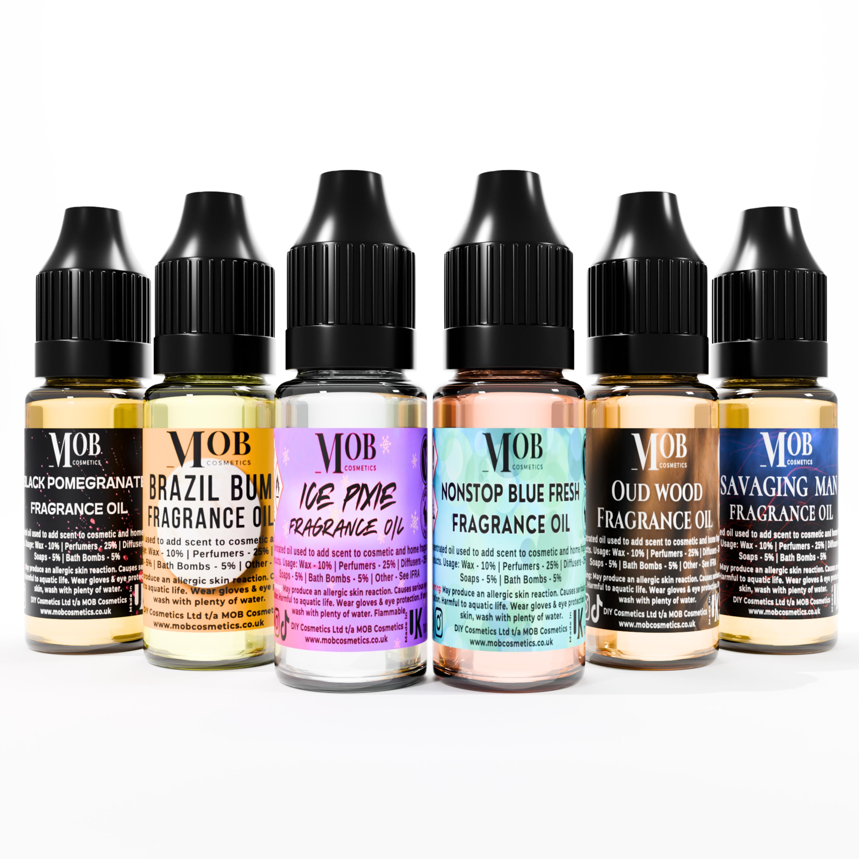 6 x 10 ml 2025 Bestseller Set di oli profumati / Oli profumati per candele Oli per aromaterapia Oli profumati pregiati per la fabbricazione di candele