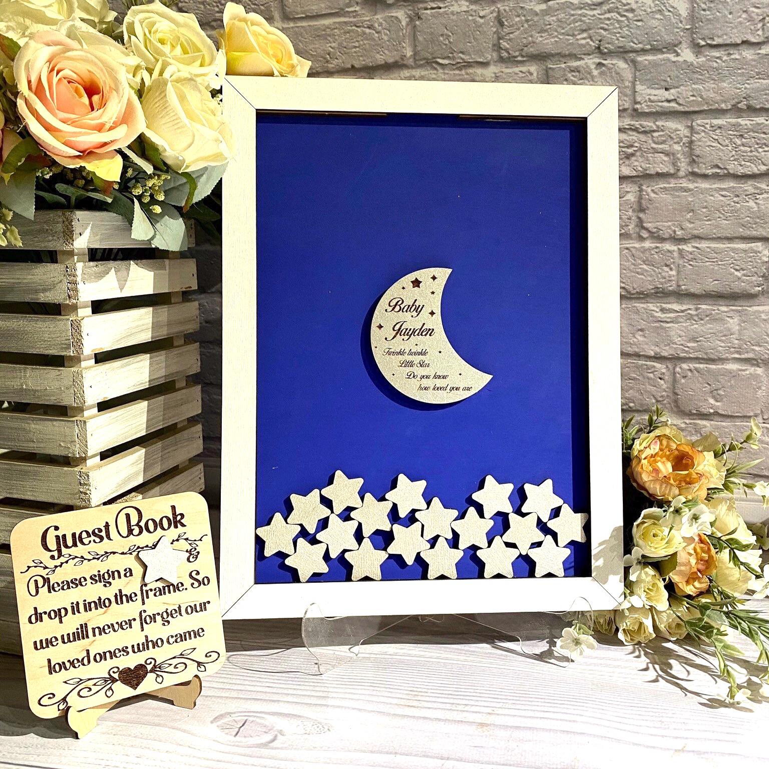 Libro degli ospiti Twinkle Baby Shower Libro degli ospiti alternativo Twinkle Twinkle Baby Shower Libro degli ospiti Little Star Twinkle Baby Boy