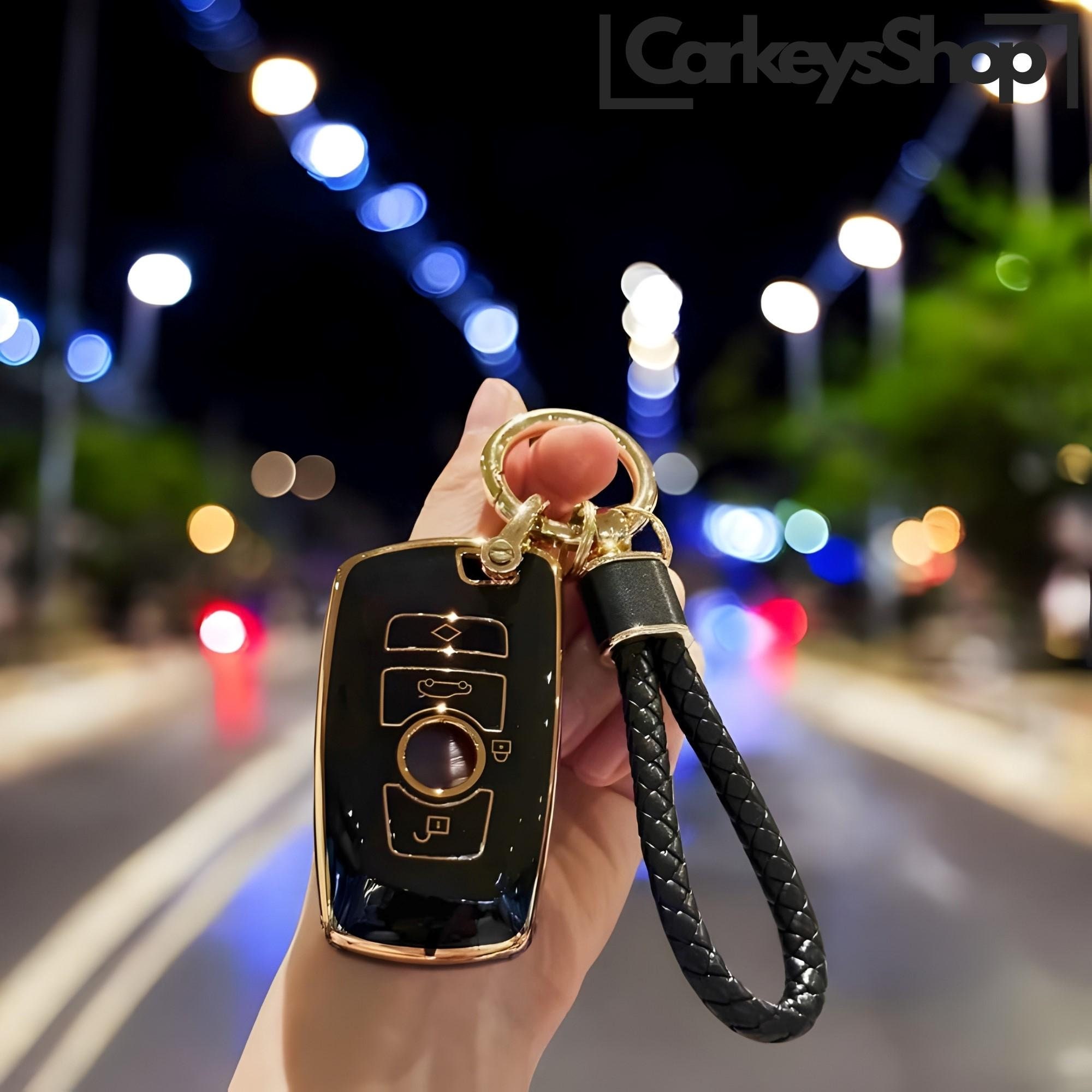 Cover per chiave auto BMW, custodia per chiave auto, elegante custodia in TPU, portachiavi, custodia protettiva per chiave auto, accessorio per auto B