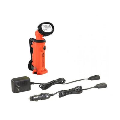 Streamlight Knucklehead Multi-Purpose Worklight 200 Lumen Clip 120V AC/12V DC Steady Charge Orange 90657