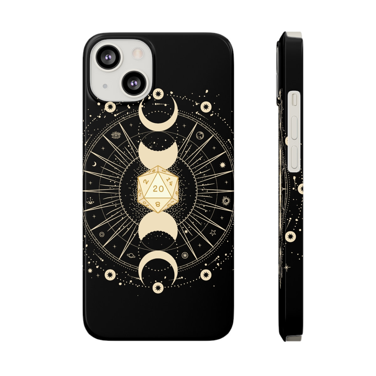 Custodia per telefono Dnd, custodia per telefono D20, custodia per telefono TTRPG, regalo D&D, custodie per telefoni Dnd Slim, custodia per telefono D