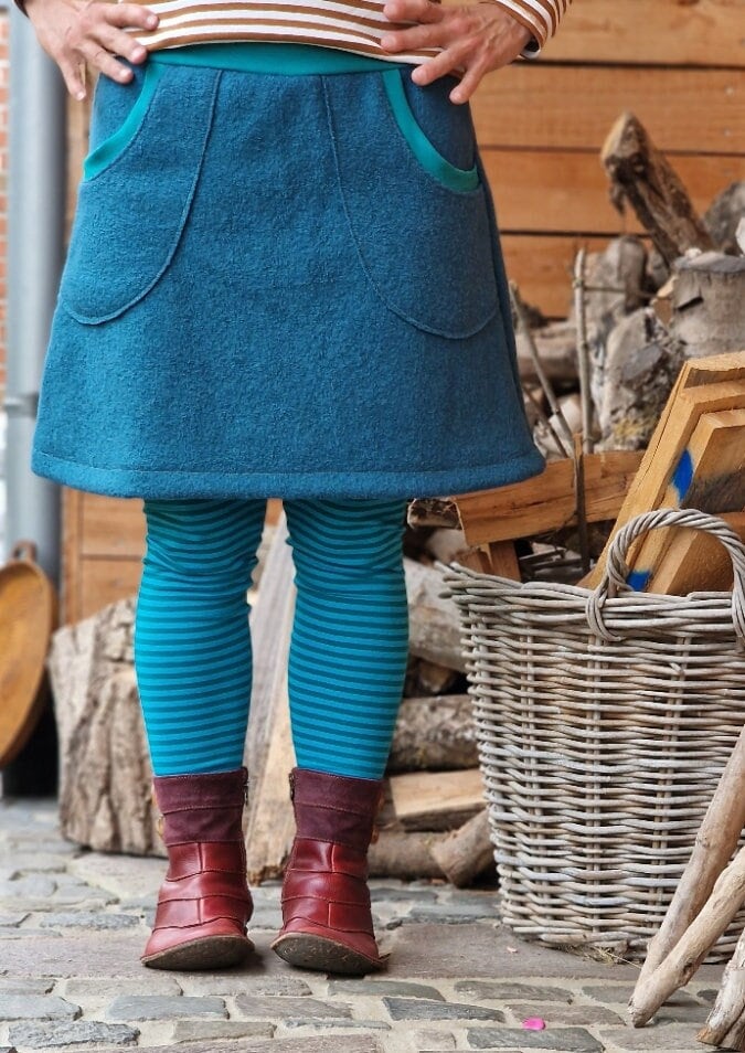 Gonna invernale, gonna di lana, gonna alla moda, gonna s-XL per donna, gonna di lana, gonna di lana, gonna invernale, gonna da donna, petrolio, gonna