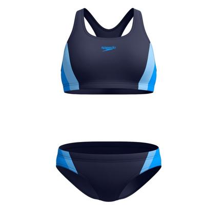 Speedo - Women's Colourblock Splice 2 Piece 2.0 - Bikini Gr 38 blau Image