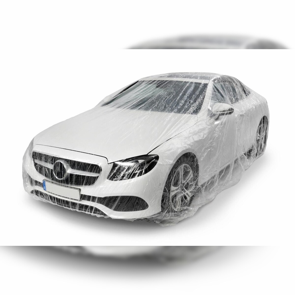 VEPATIM Autoabdeckhaube Autoplane PE transparent 430×630cm in Werkstattqualität Image