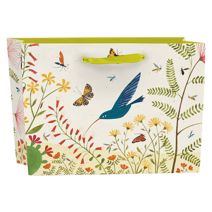 Roger la Borde Hummingbird Landscape Gift Bag, Large