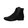 Schnürstiefelette THINK "Think Stiefelette Nappaleder", Damen, Gr. 39, blau (navy), Nappaleder, casual, Schuhe